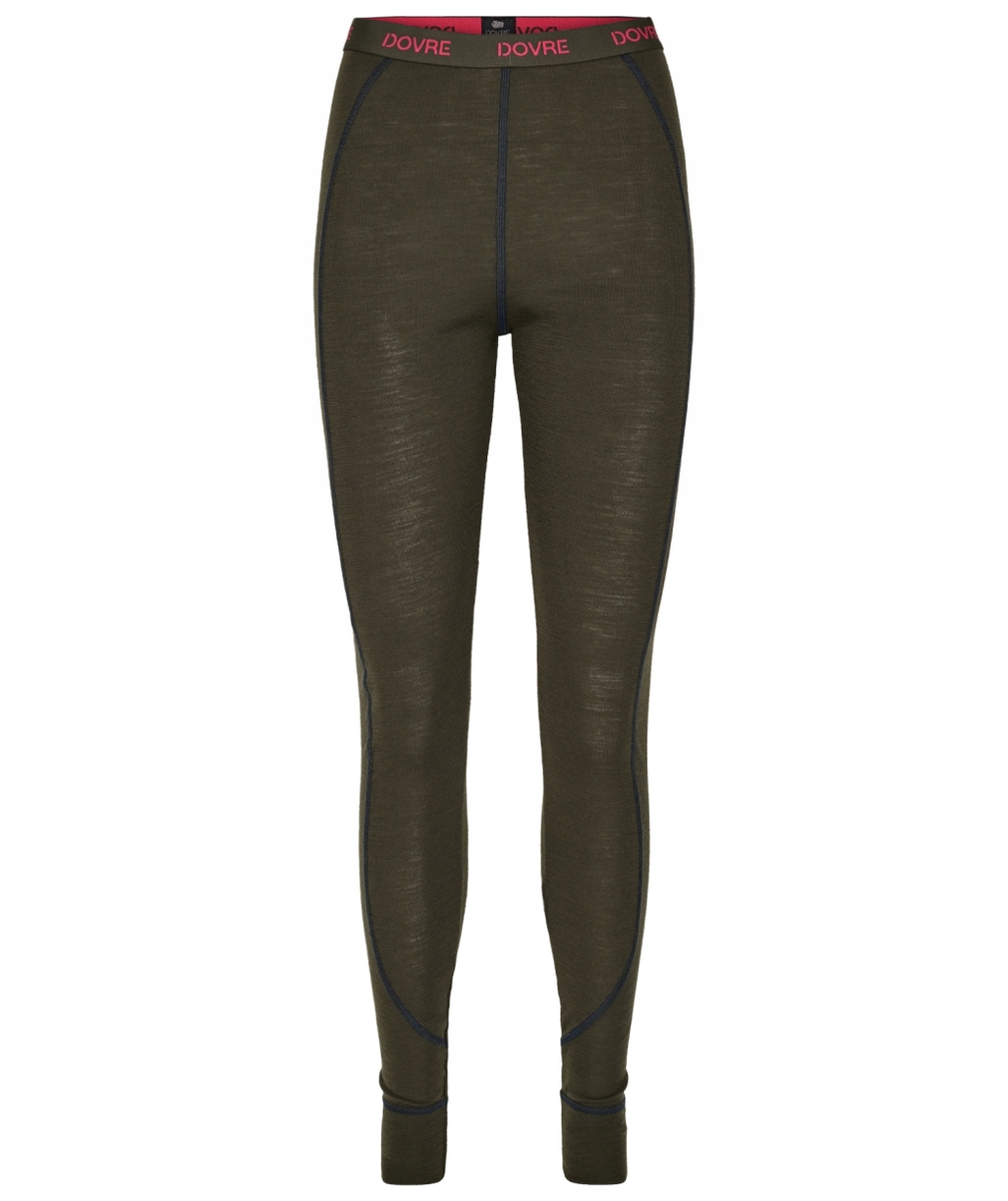 Dovre ull baselayerbyxa dam, Gr&ouml;n