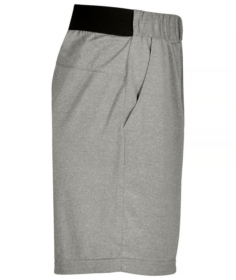 Clique Basic Active  shorts, Grey melange, large image number 5