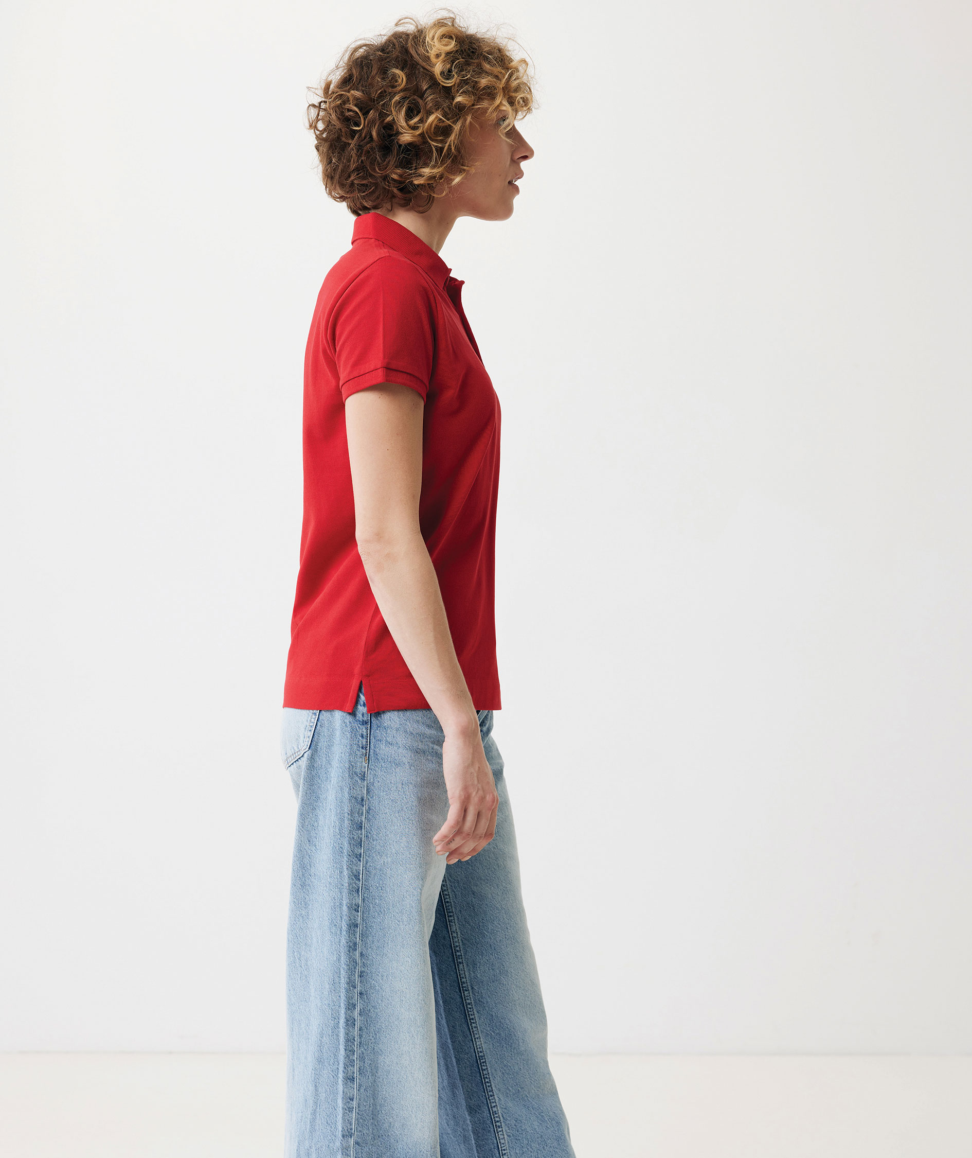 Iqoniq Yosemite Damen Poloshirt, Rot, large image number 4