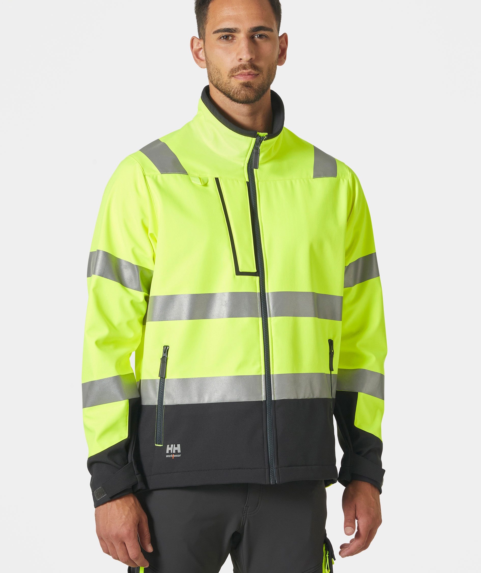 Helly Hansen Alna 2.0 softshelljakke, Hi-vis gul/charcoal