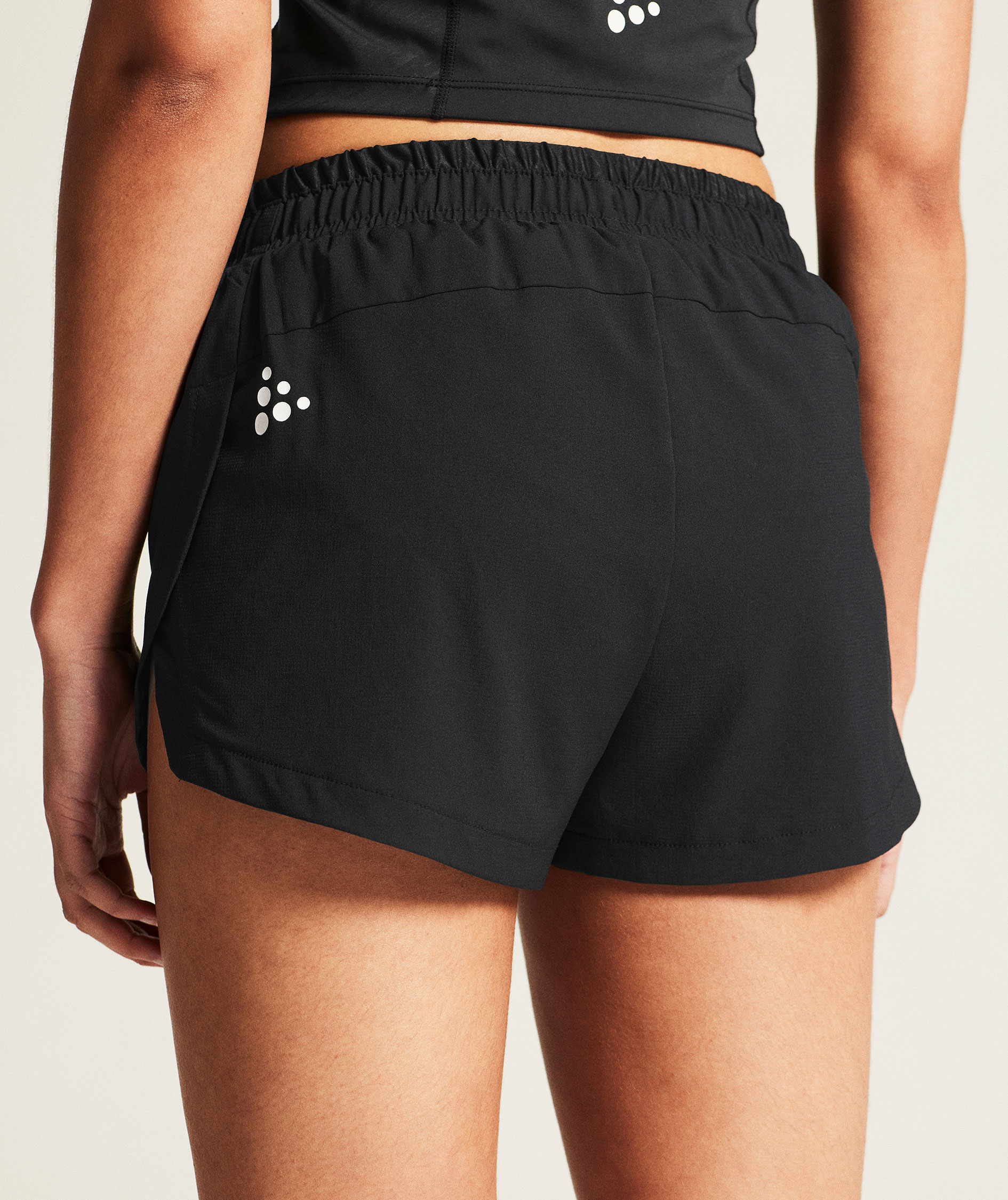 Craft Rush 2.0 Marathon dameshorts, Black, large image number 6