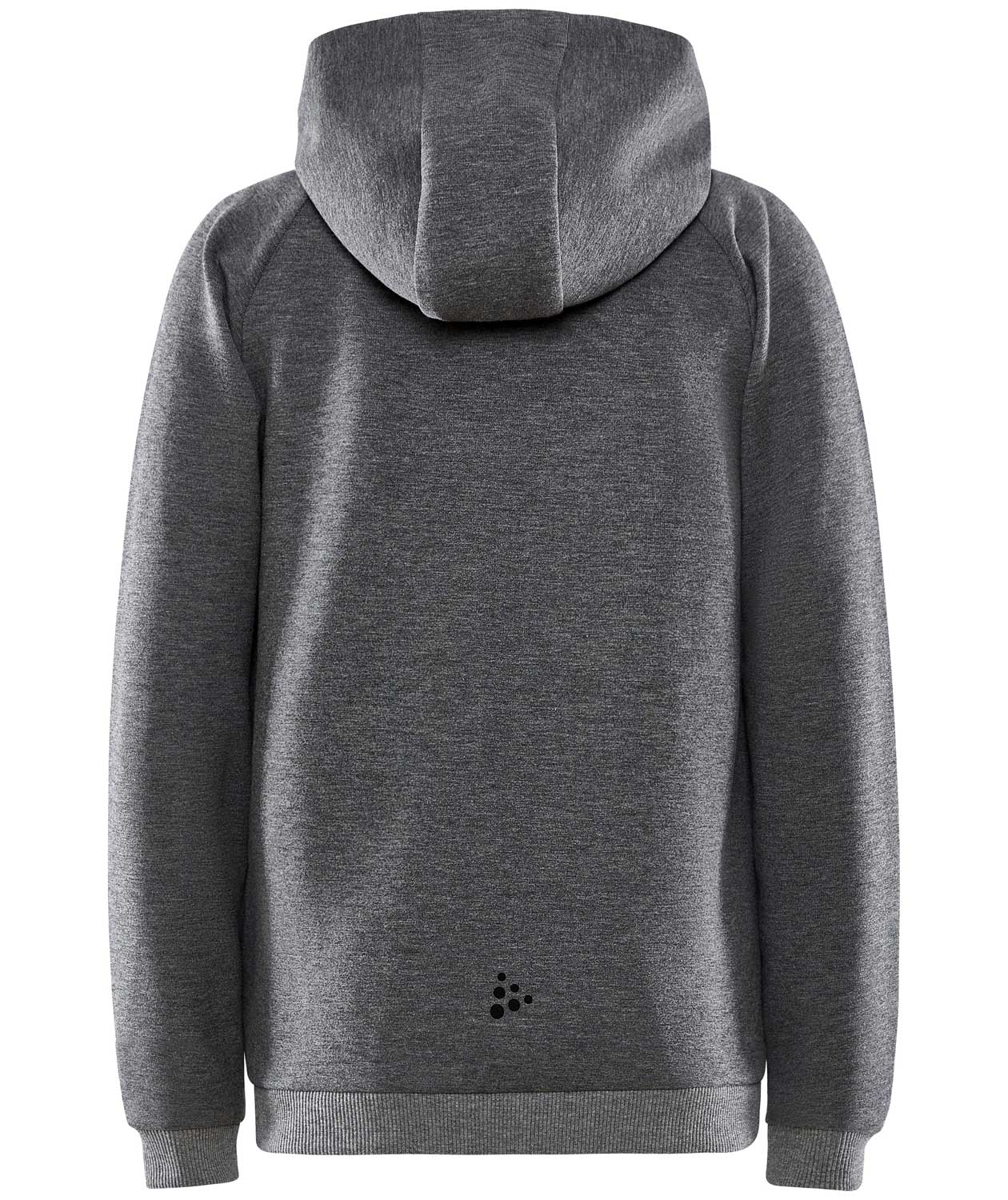 Craft Core Soul Full Zip hoodie for kids, Dark Grey Melange, large image number 2