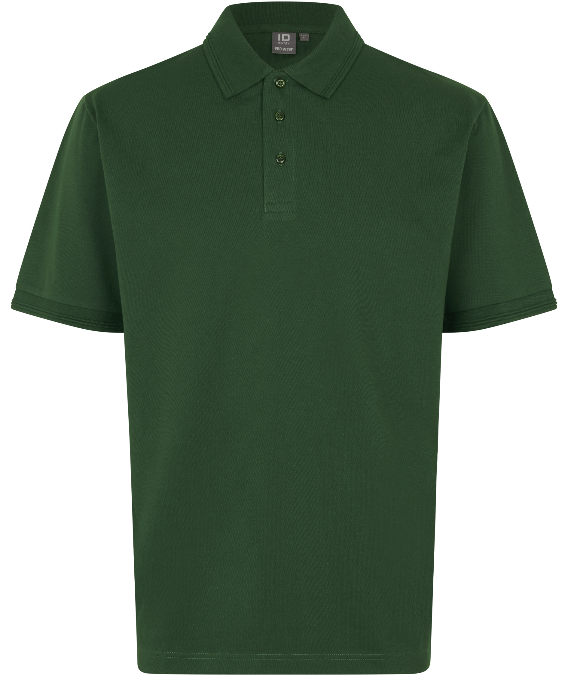 ID PRO Wear Polo T-skjorte, Flaskegr&oslash;nn, Flaskegr&oslash;nn, swatch