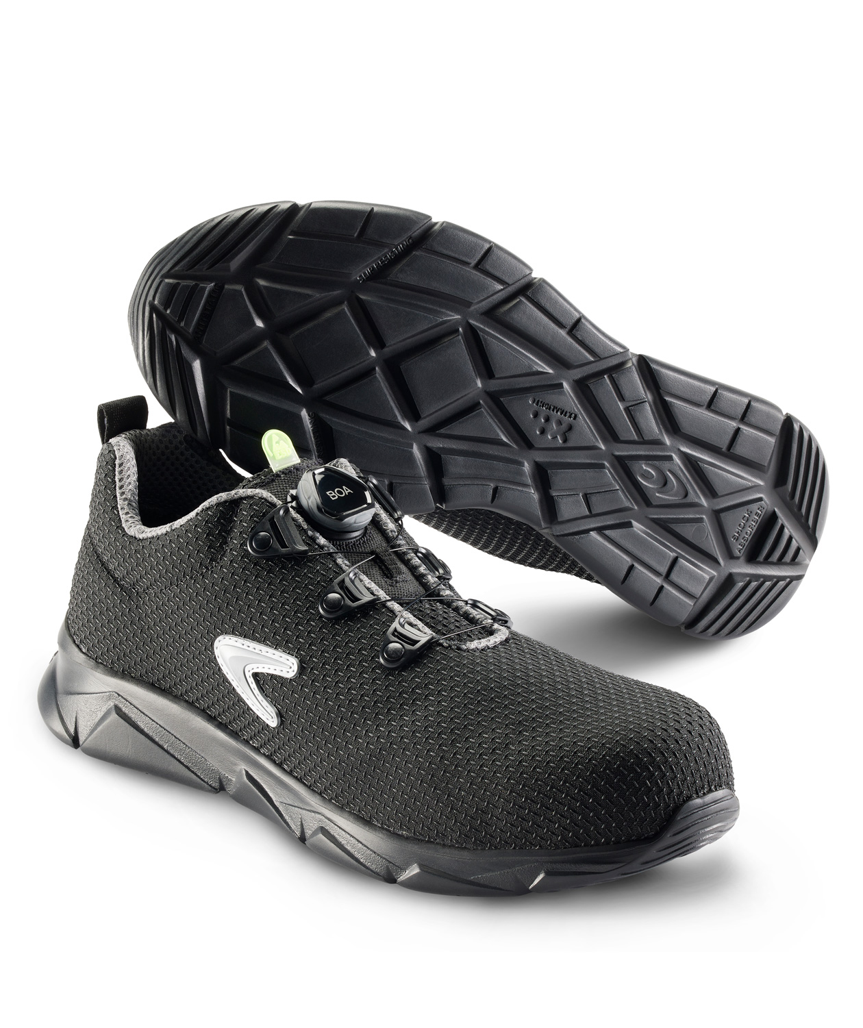 Cofra Total Black sikkerhedssko S3, Sort, large image number 0