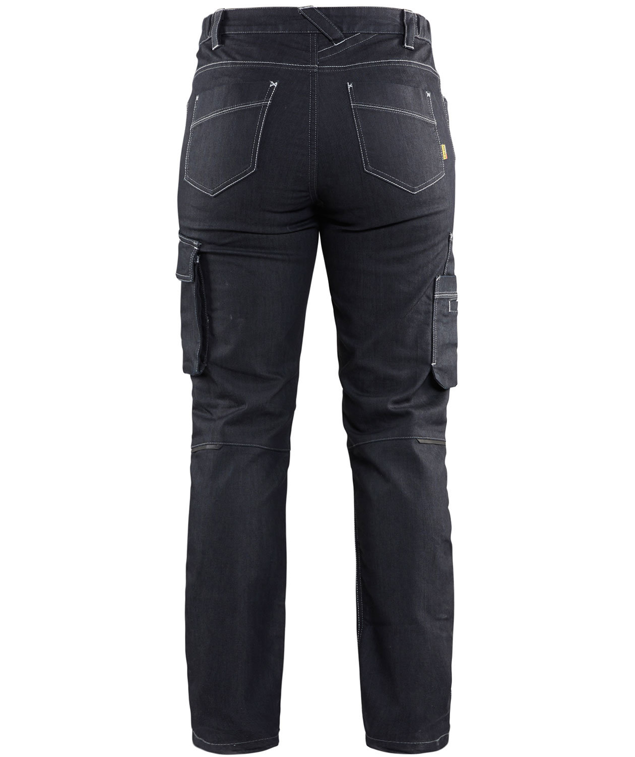 Bl&aring;kl&auml;der dame arbejdsbukser, Marine