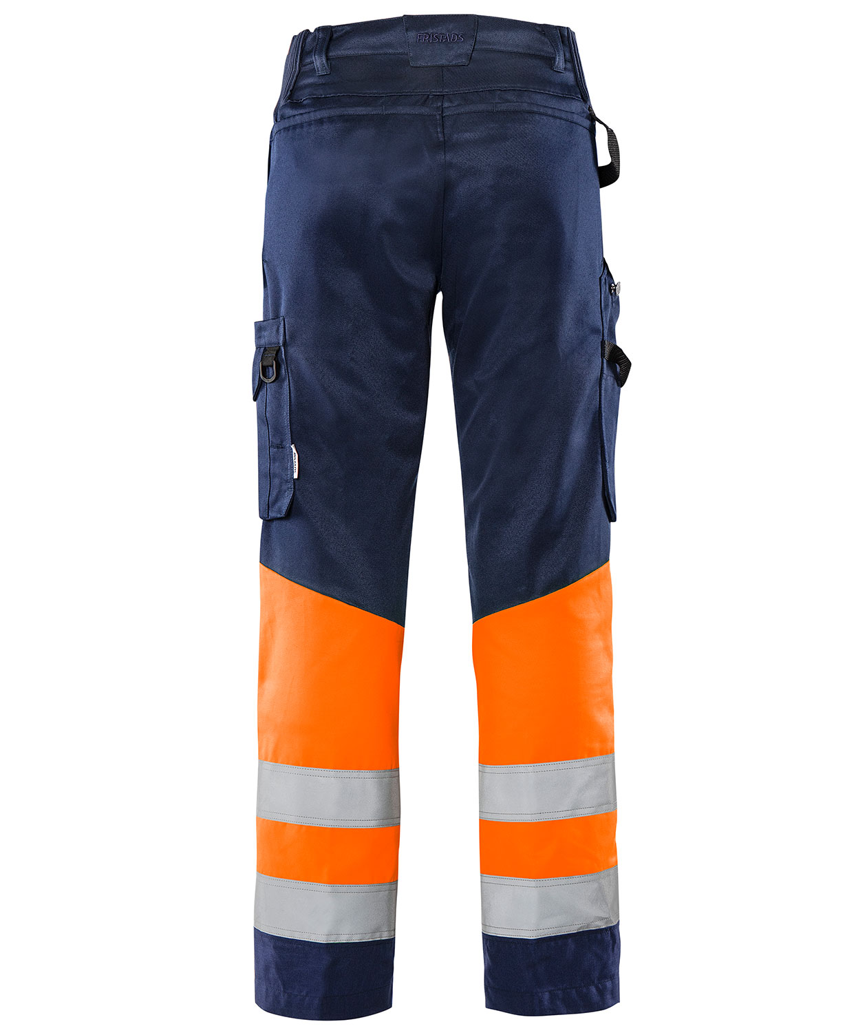 Fristads Green arbeidsbukse 2649 GPLU, Marine/Hi-Vis Oransje, large image number 1