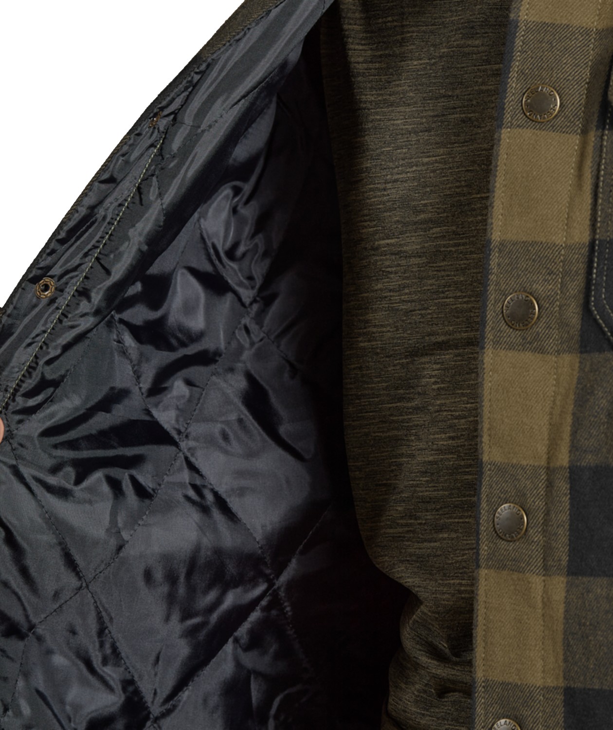 Seeland Canada Gef&uuml;tterte Flanellhemd, Green Check, large image number 3