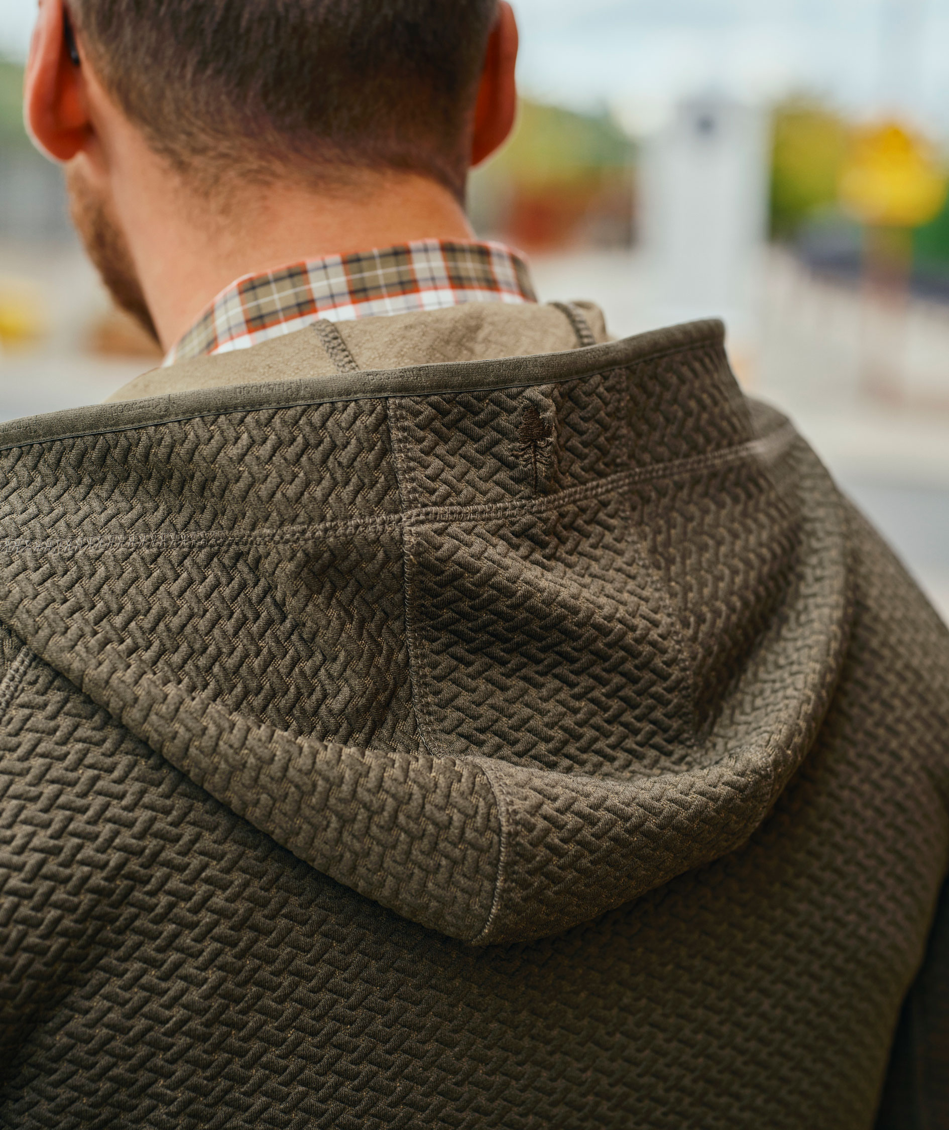 Pinewood Finnveden half-zip h&aelig;ttetr&oslash;je, Dark Green Melange, large image number 7