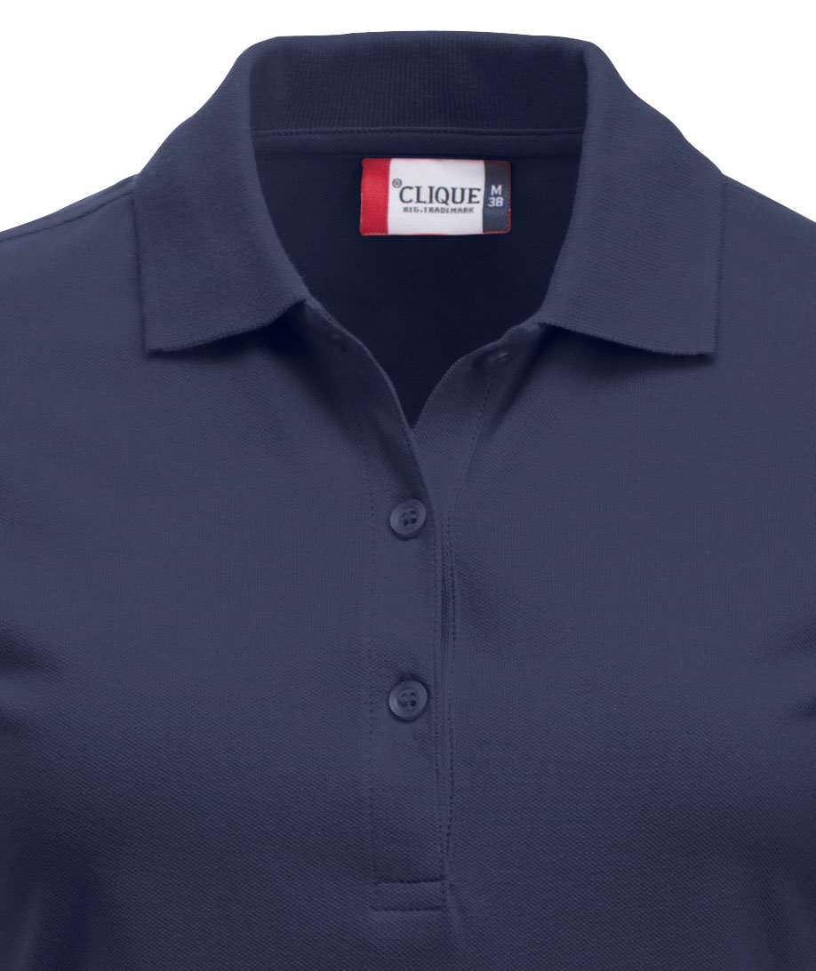Clique Classic Marion dame polo t-shirt, M&oslash;rk navy, large image number 1