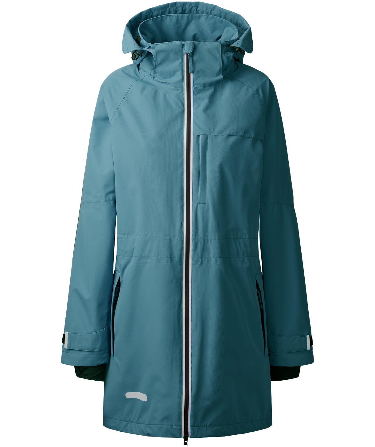 Xplor Mono Zip-in parka skaljacka dam, Dusty Blue, Dusty Blue, swatch