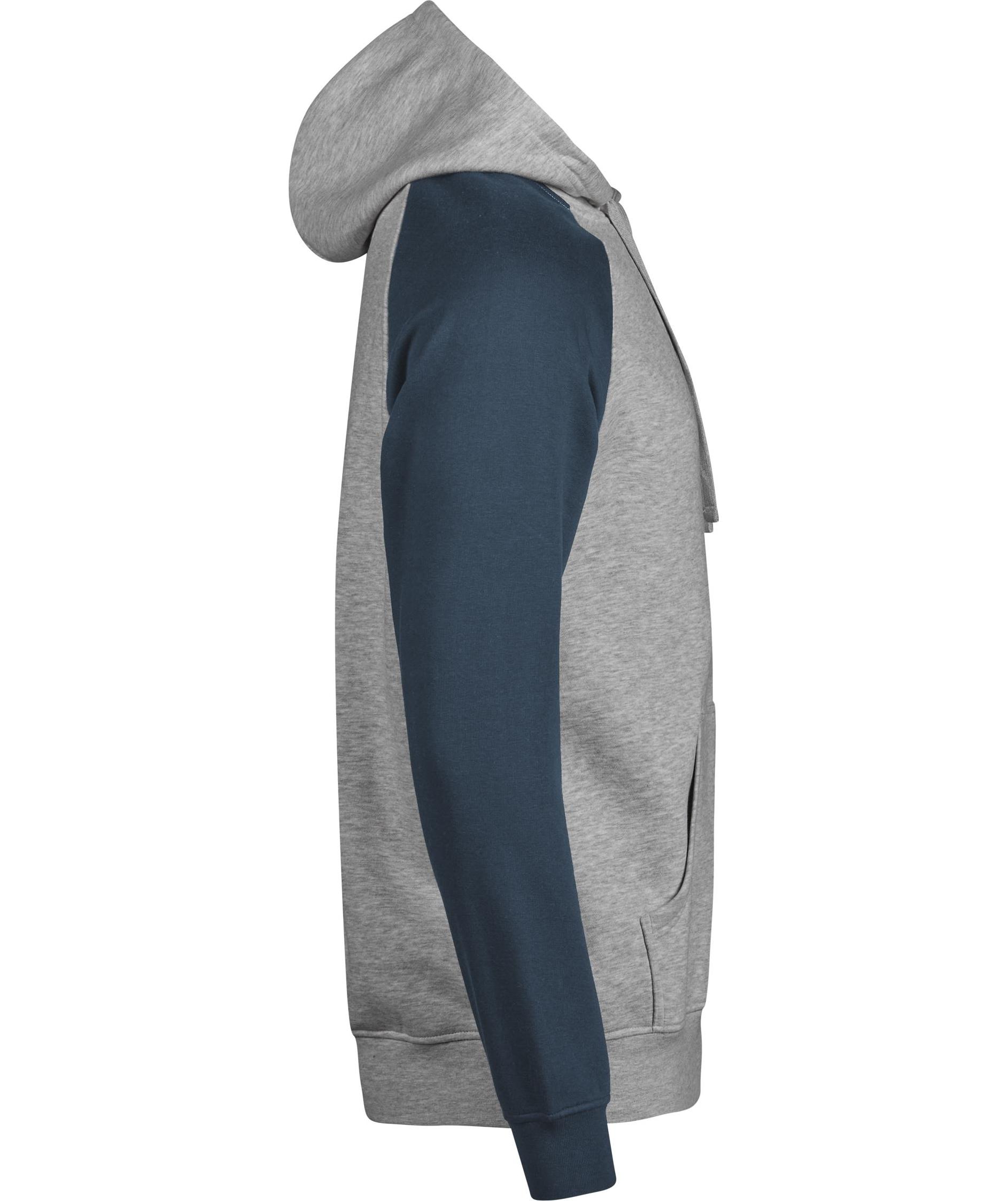 Tee Jays UNLABELED h&aelig;ttetr&oslash;je, Heather/Ink, large image number 2
