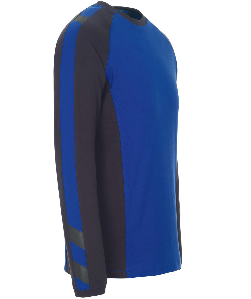 Mascot Unique Bielefeld long-sleeved T-shirt, Cobalt Blue/Dark Marine, large image number 3