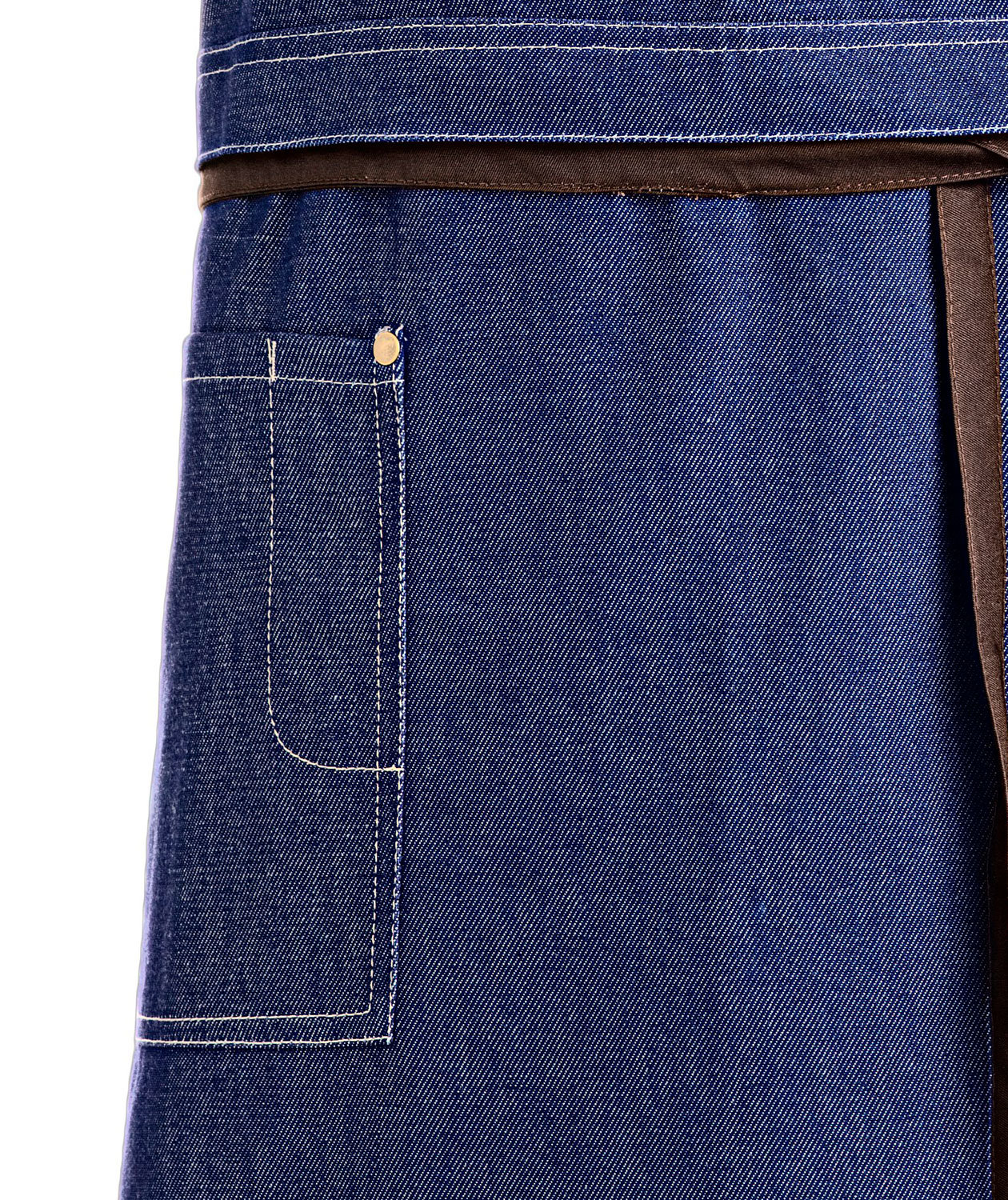 Kentaur Raw sm&aelig;kforkl&aelig;de med lommer, Denimbl&aring;, Denimbl&aring;, large image number 2