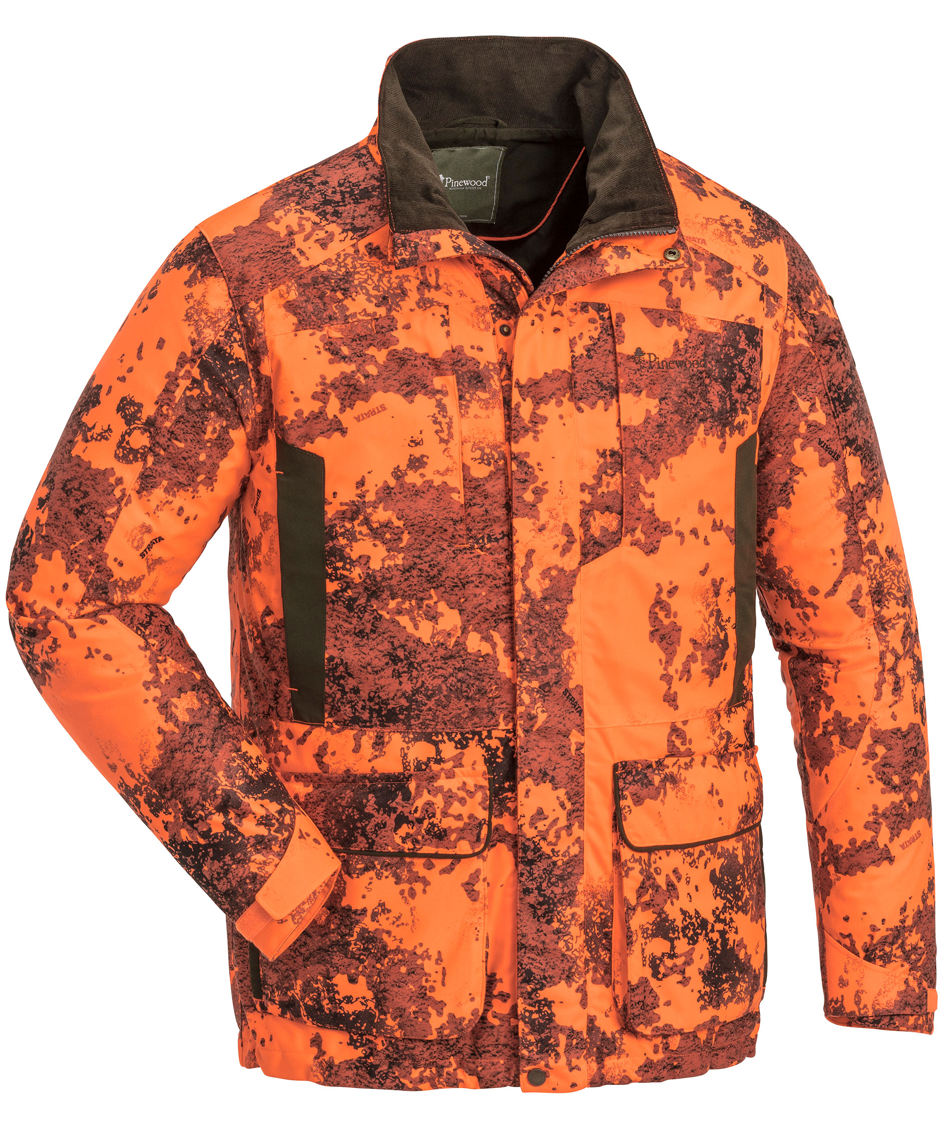 Pinewood&nbsp;Sm&aring;land Light Camou jakke, Strata Blaze/Suede Brown