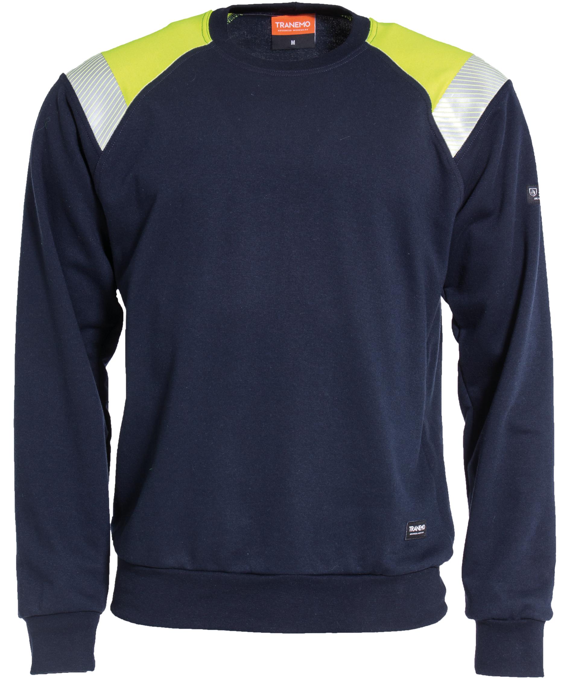 Tranemo FR Sweatshirt, Hi-Vis gelb/marine
