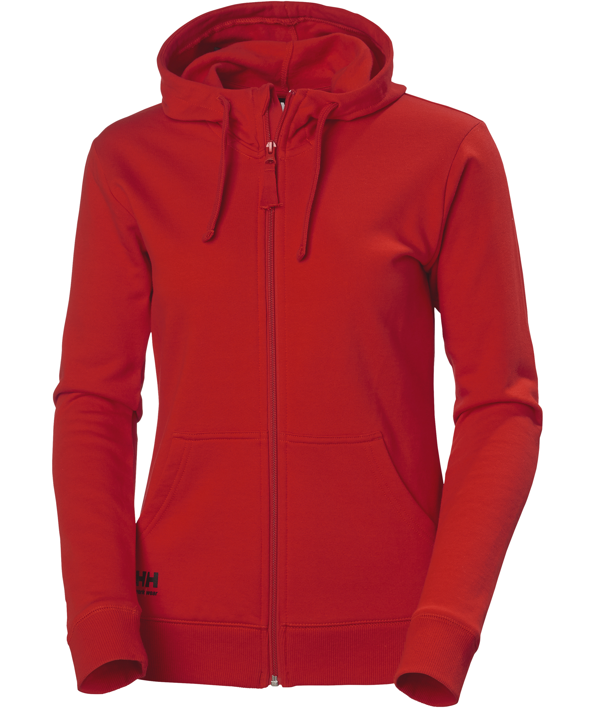 Helly Hansen Classic hoodie med dragkedja dam, Alert red