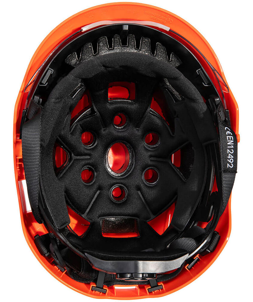 Portwest PS80 skyddshj&auml;lm med visir, Orange