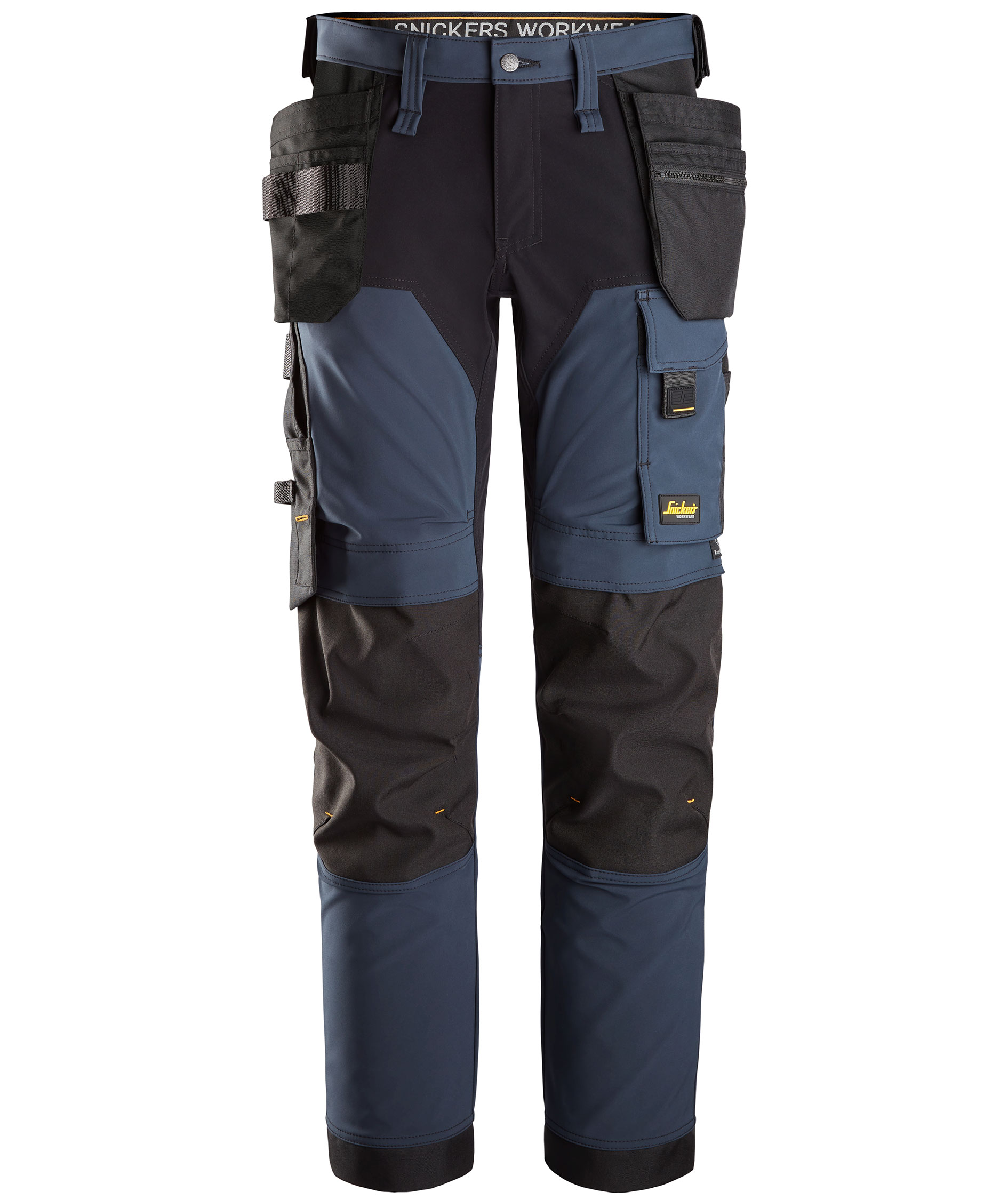 Snickers AllroundWork h&aring;ndv&aelig;rkerbukser 6275 full stretch, Navy/black, Navy/black, swatch