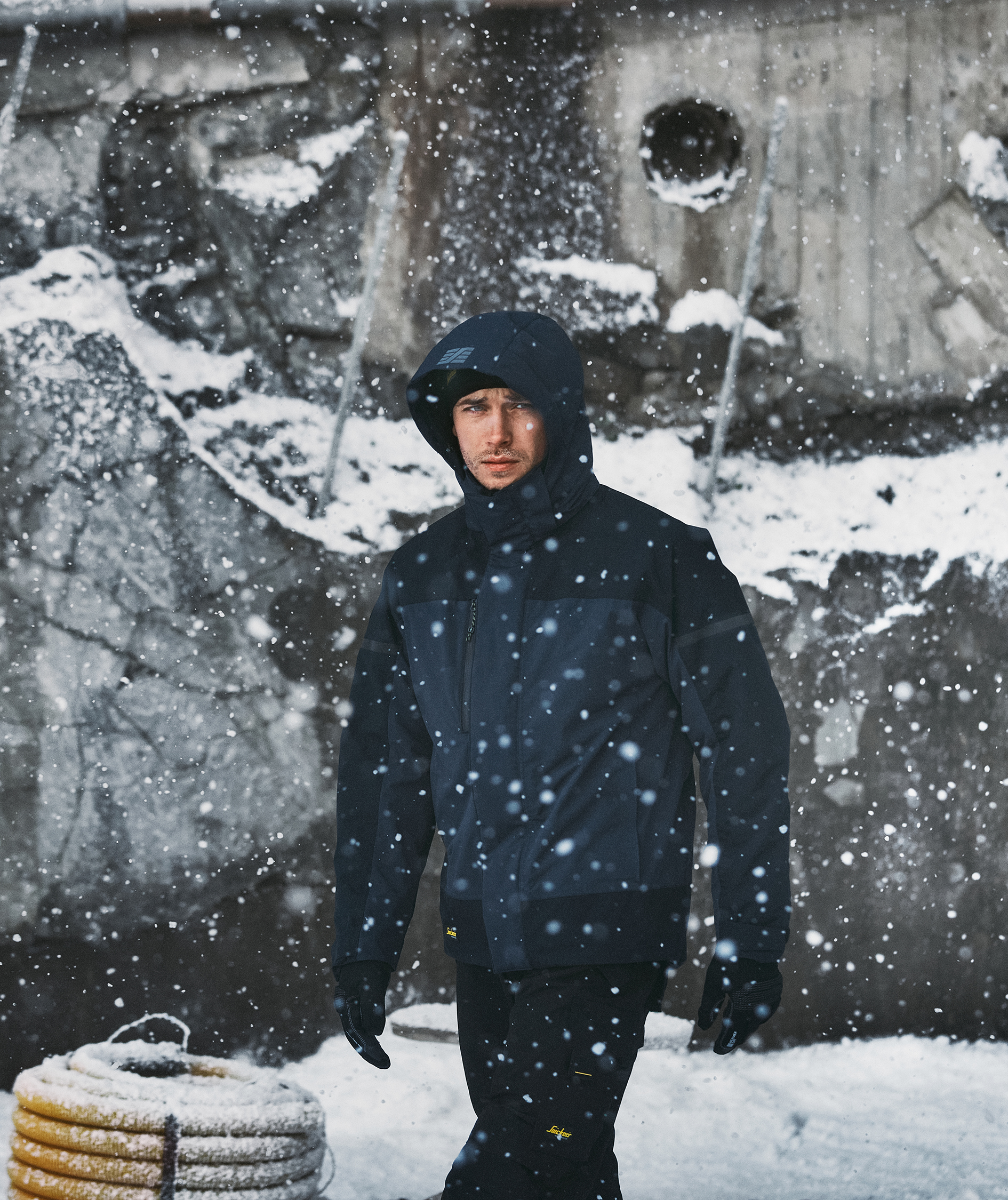 Snickers AllroundWork vinterjakke 1112, Navy/Dark Navy, large image number 5