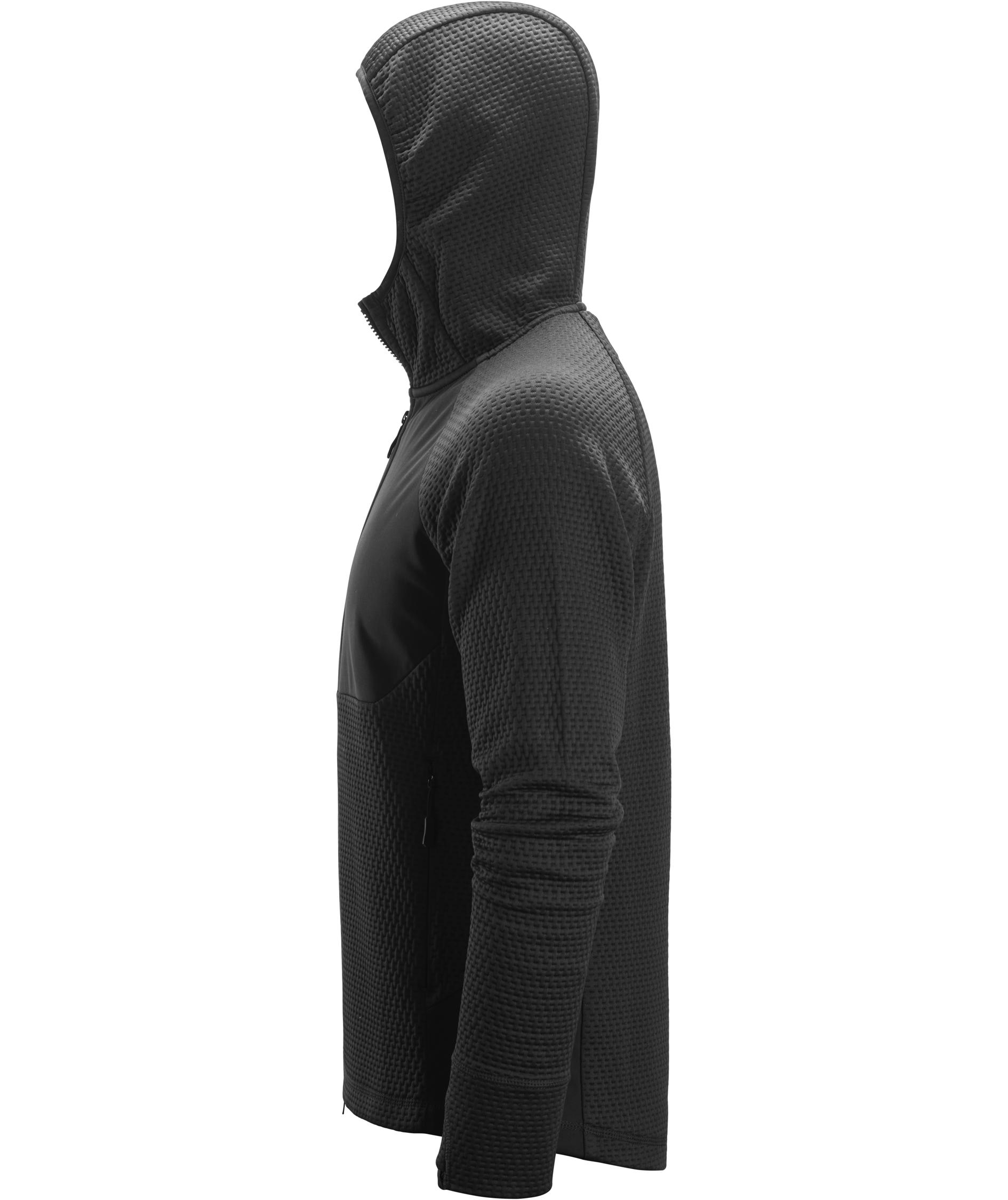 Snickers FlexiWork hoodie with zipper 8405, Black/Black, large image number 3