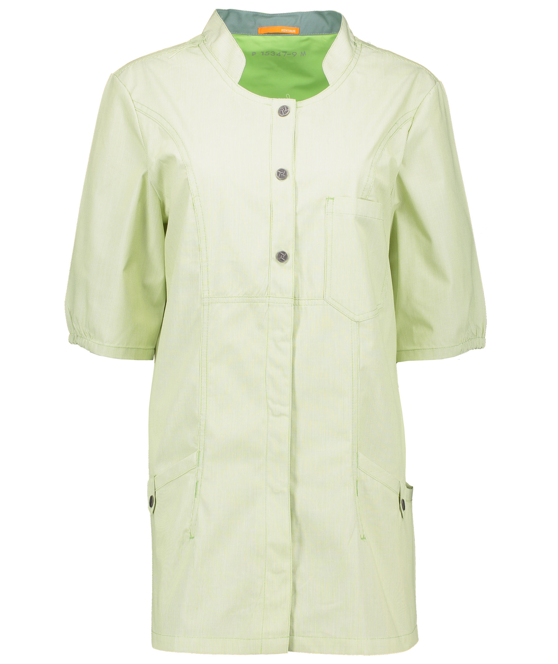 Kentaur dame tunika, Limegr&oslash;nn / Hvit Stripete