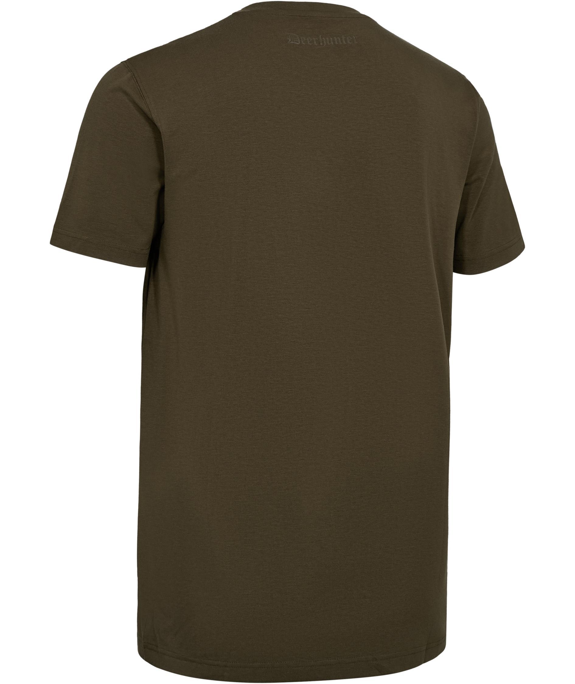 Deerhunter T-shirt med bambu, Deep Green, large image number 1