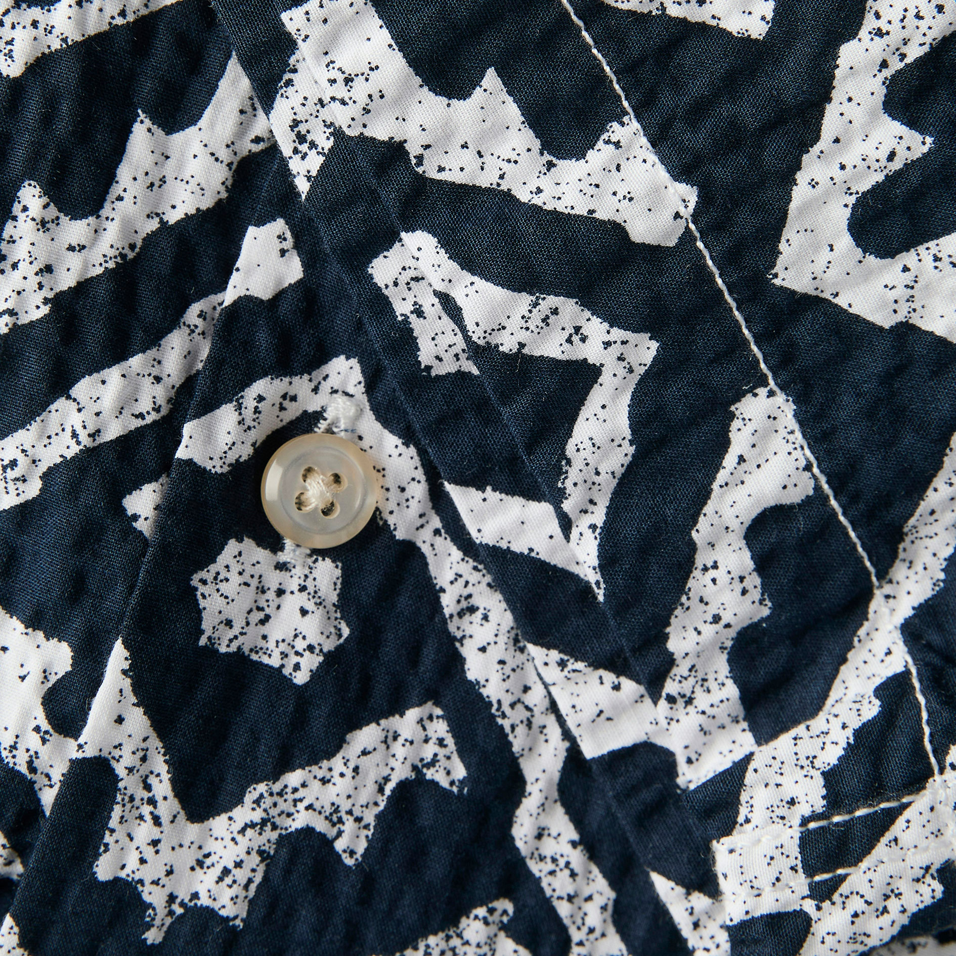 Jack & Jones JJMILO SEERSUCKER RESORT kort&auml;rmad skjorta, Sky Captain, large image number 3