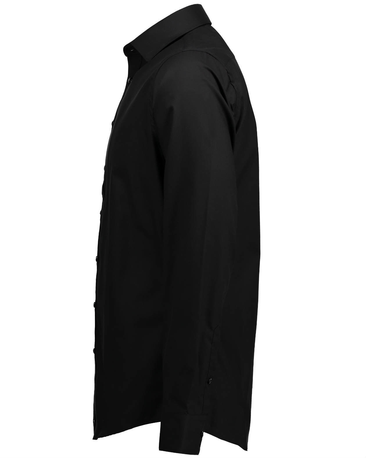 Seven Seas Fine Twill Slim fit shirt, Black, large image number 3