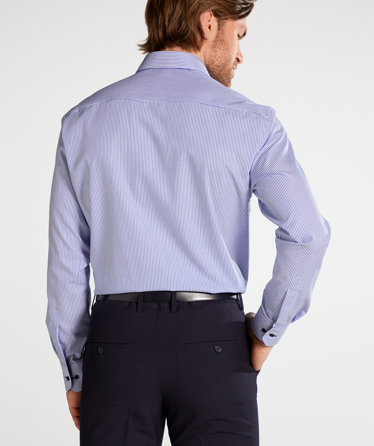 Eterna Comfort fit skjorte Twill, Bl&aring;, large image number 2