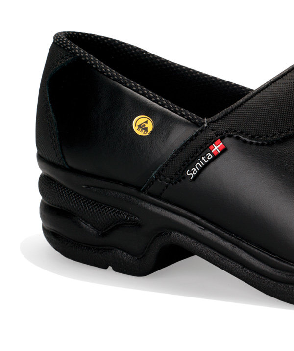Sanita San Pro Light tr&auml;skor med h&auml;lkappa O2, Svart