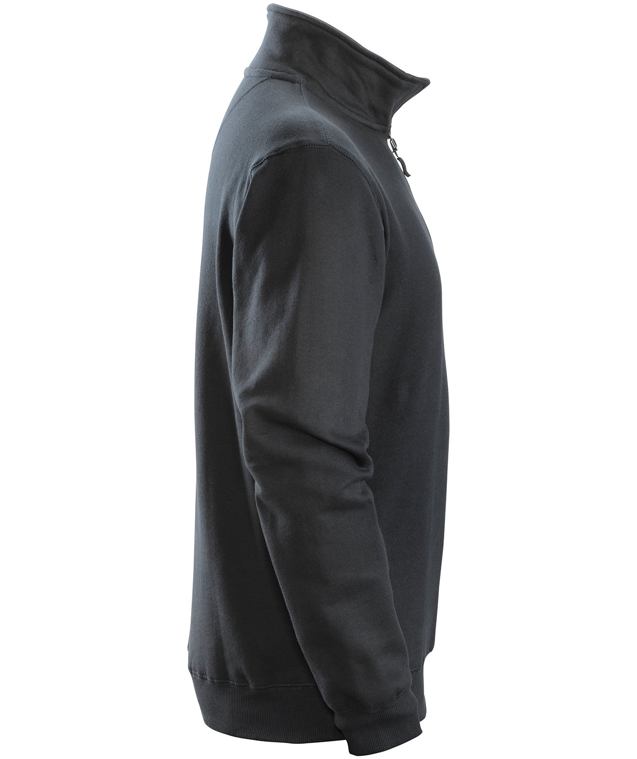 Snickers sweatshirt med kort glidel&aring;s 2818, Svart, large image number 3