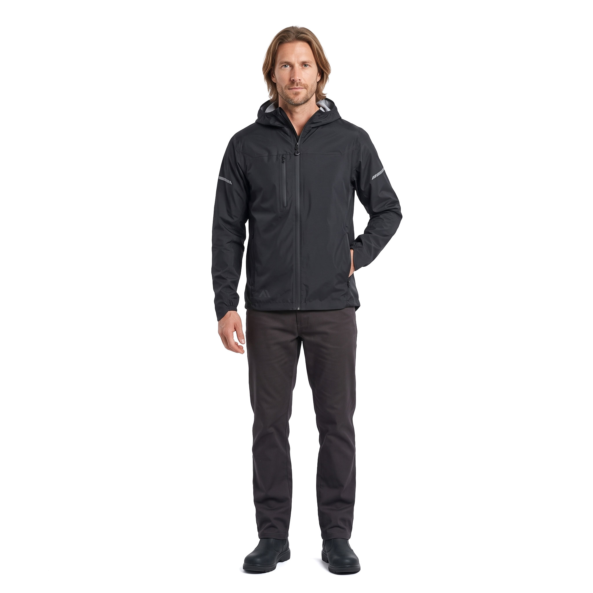 Portwest EV4 lightweight jacket, Black, large image number 2