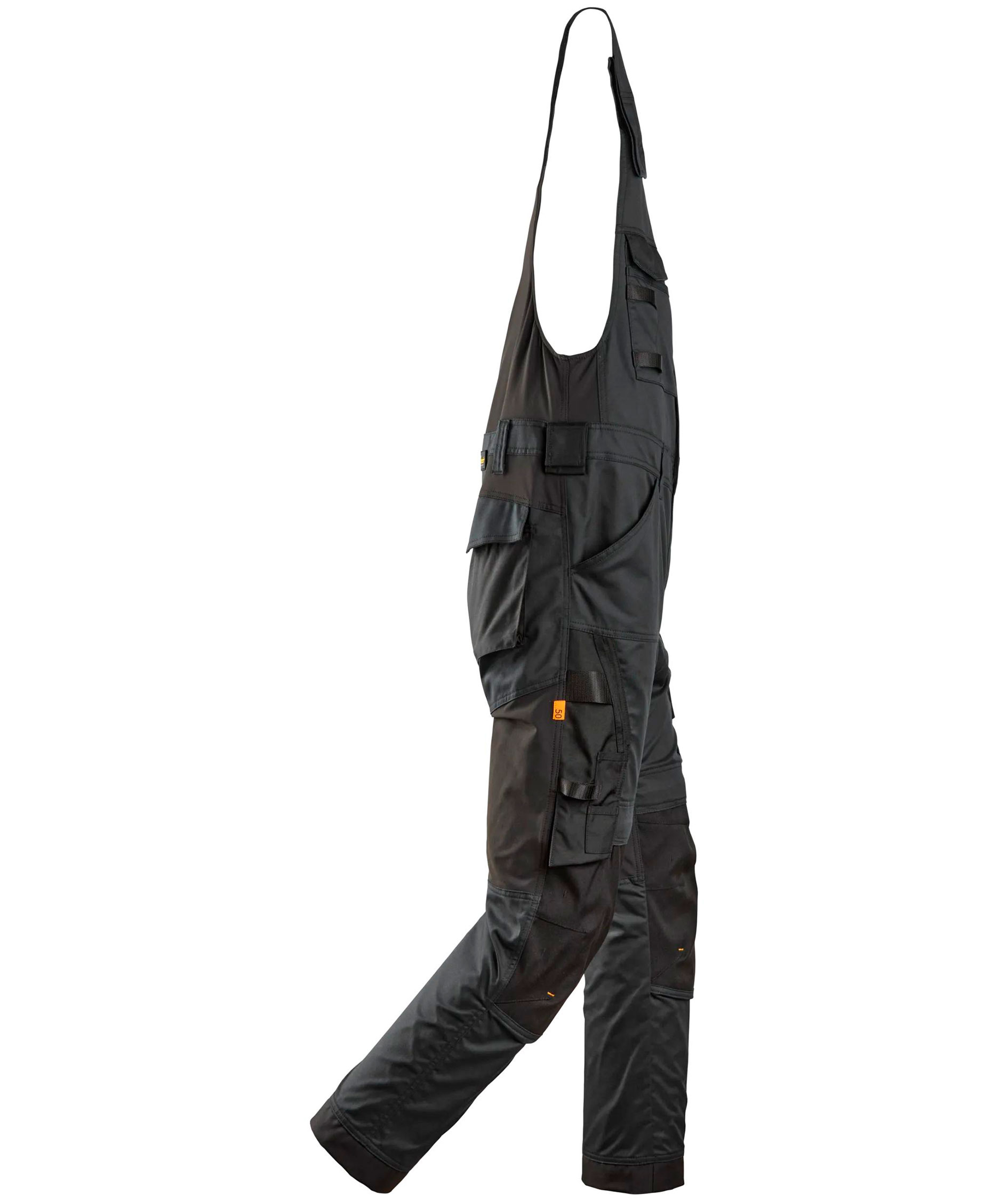 Snickers AllroundWork one-piece trousers 6023, Black/Black, large image number 2