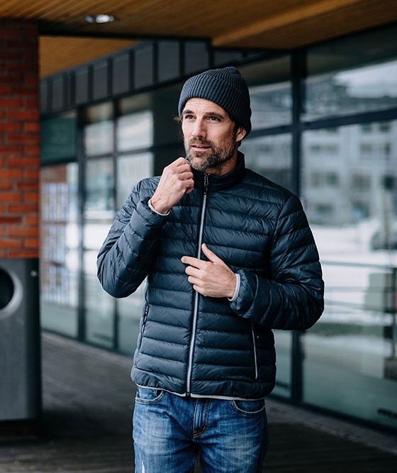 YOU Oslo dunjacka, Marinbl&aring;