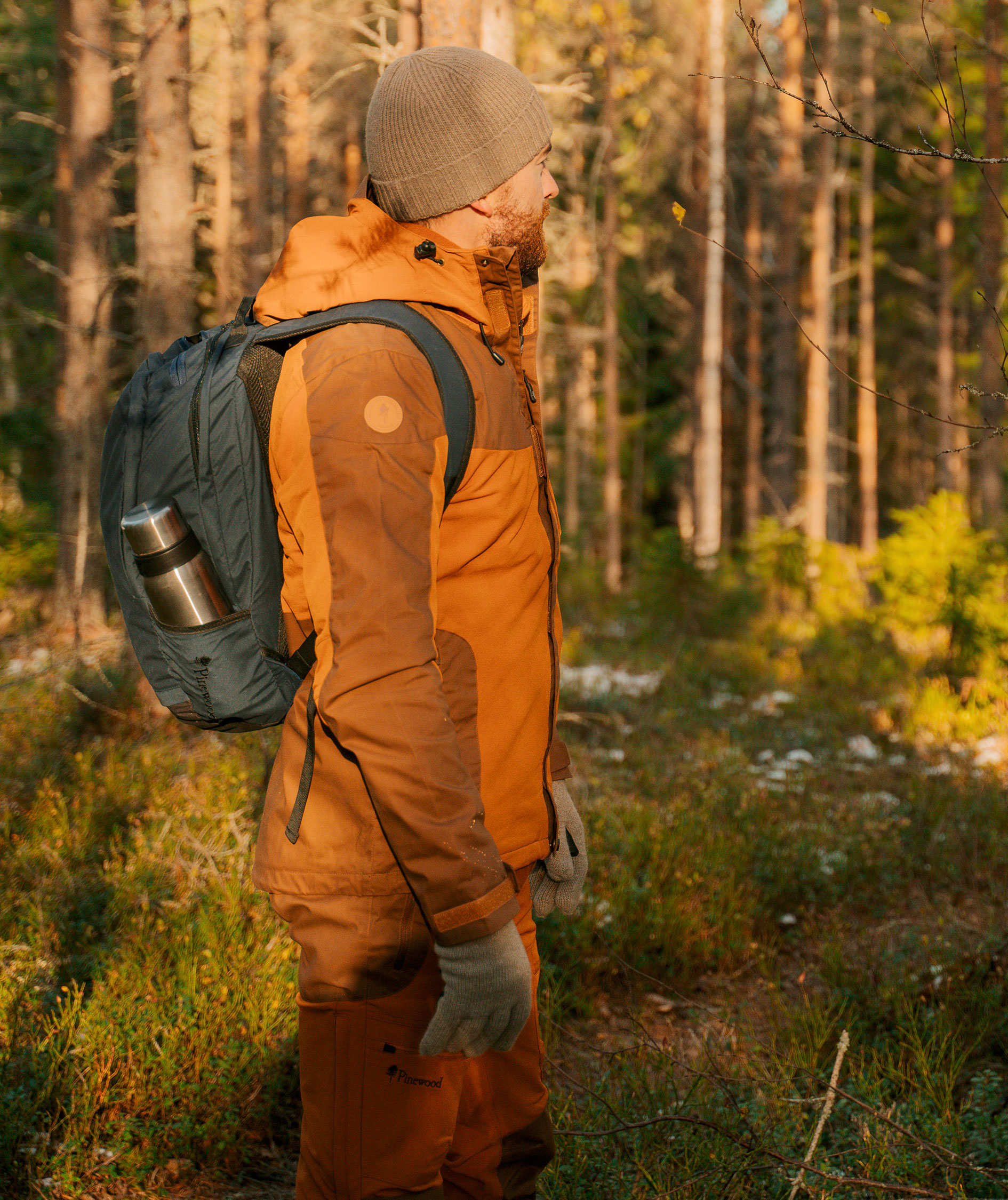 Pinewood Finnveden Hybrid Extreme jakke, Fudge/Nougat, large image number 4