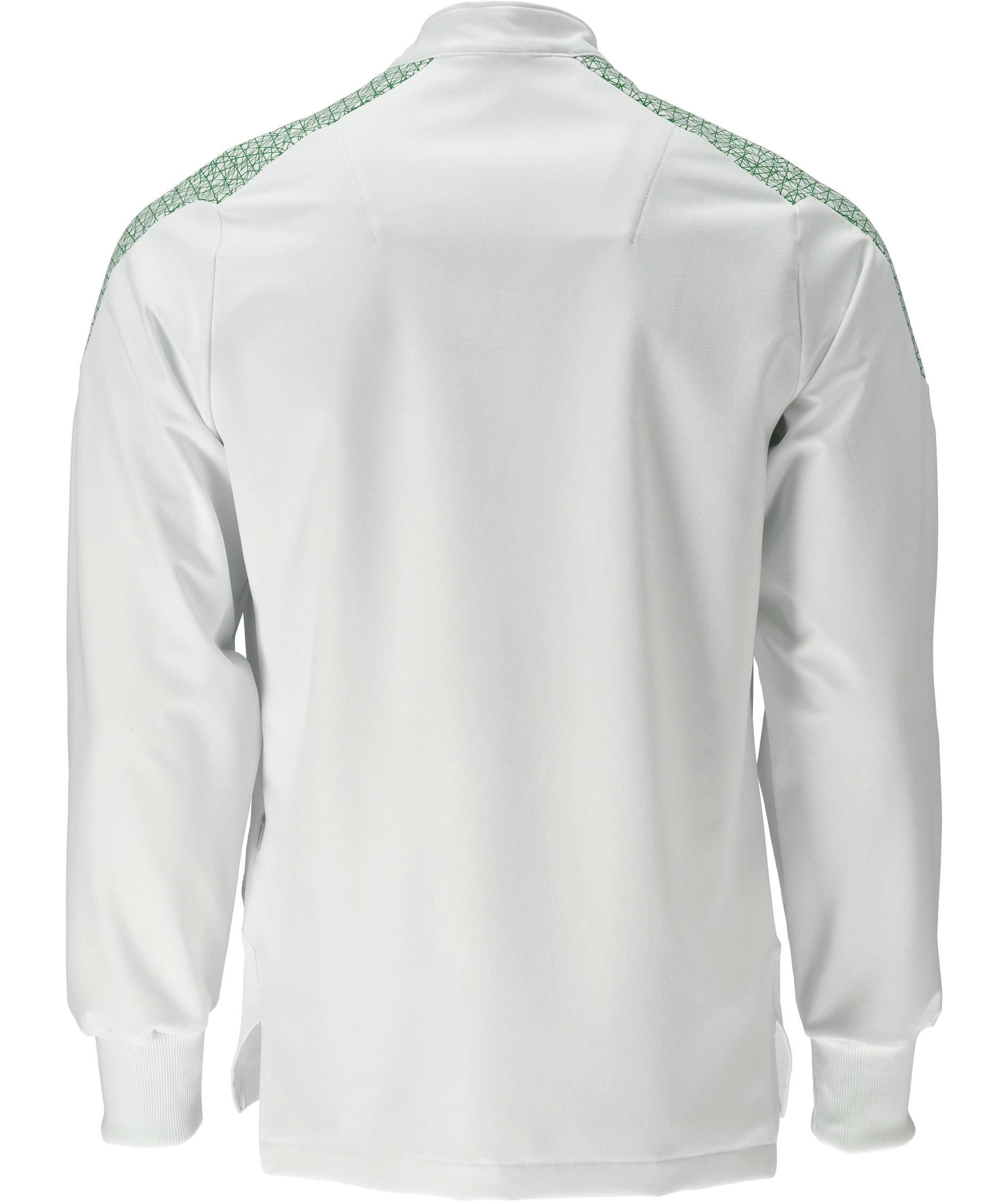 Mascot Food & Care HACCP-approved smock, White/Grassgreen