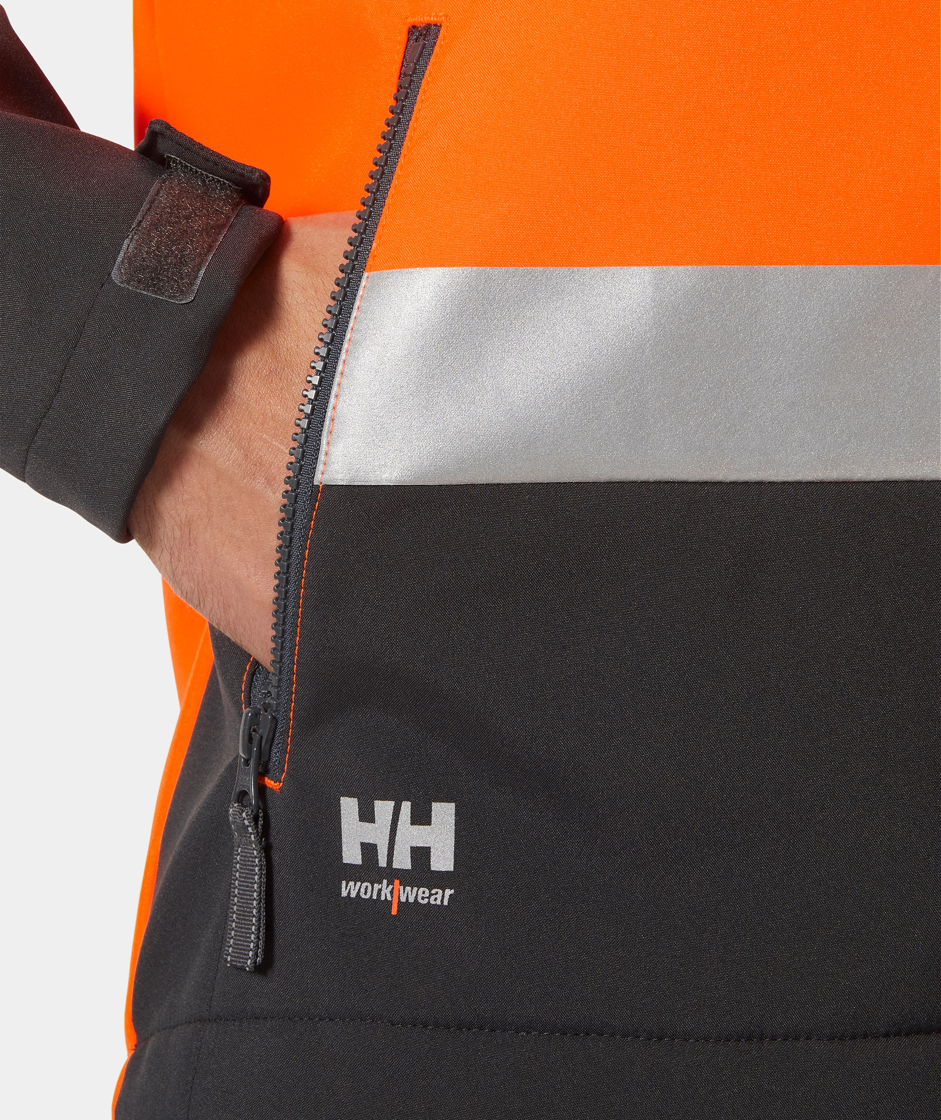 Helly Hansen Alna 2.0 softshell jacket, Hi-vis Orange/charcoal, large image number 6