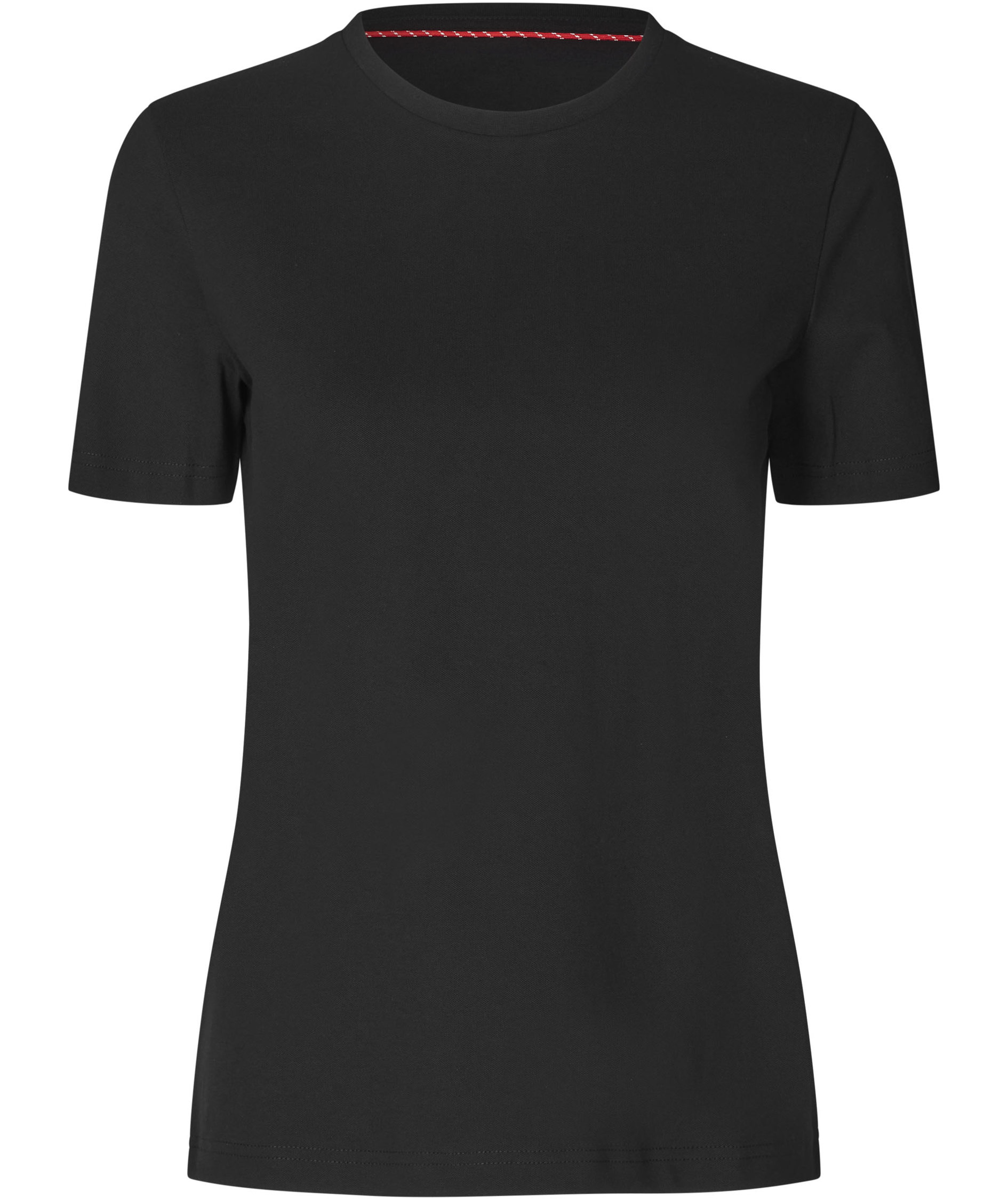 Seven Seas Organic T-shirt dam, Svart, Svart, swatch