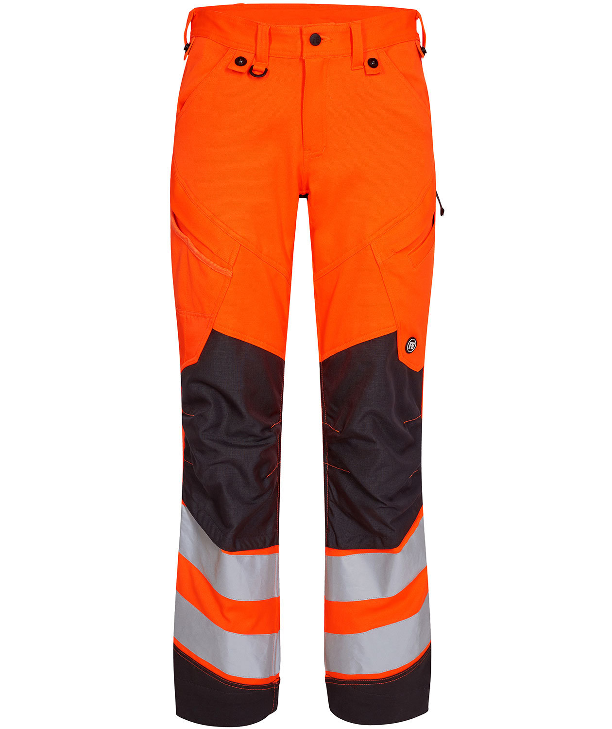 Engel Safety arbejdsbukser, Hi-vis orange/Gr&aring;, Hi-vis orange/Gr&aring;, swatch