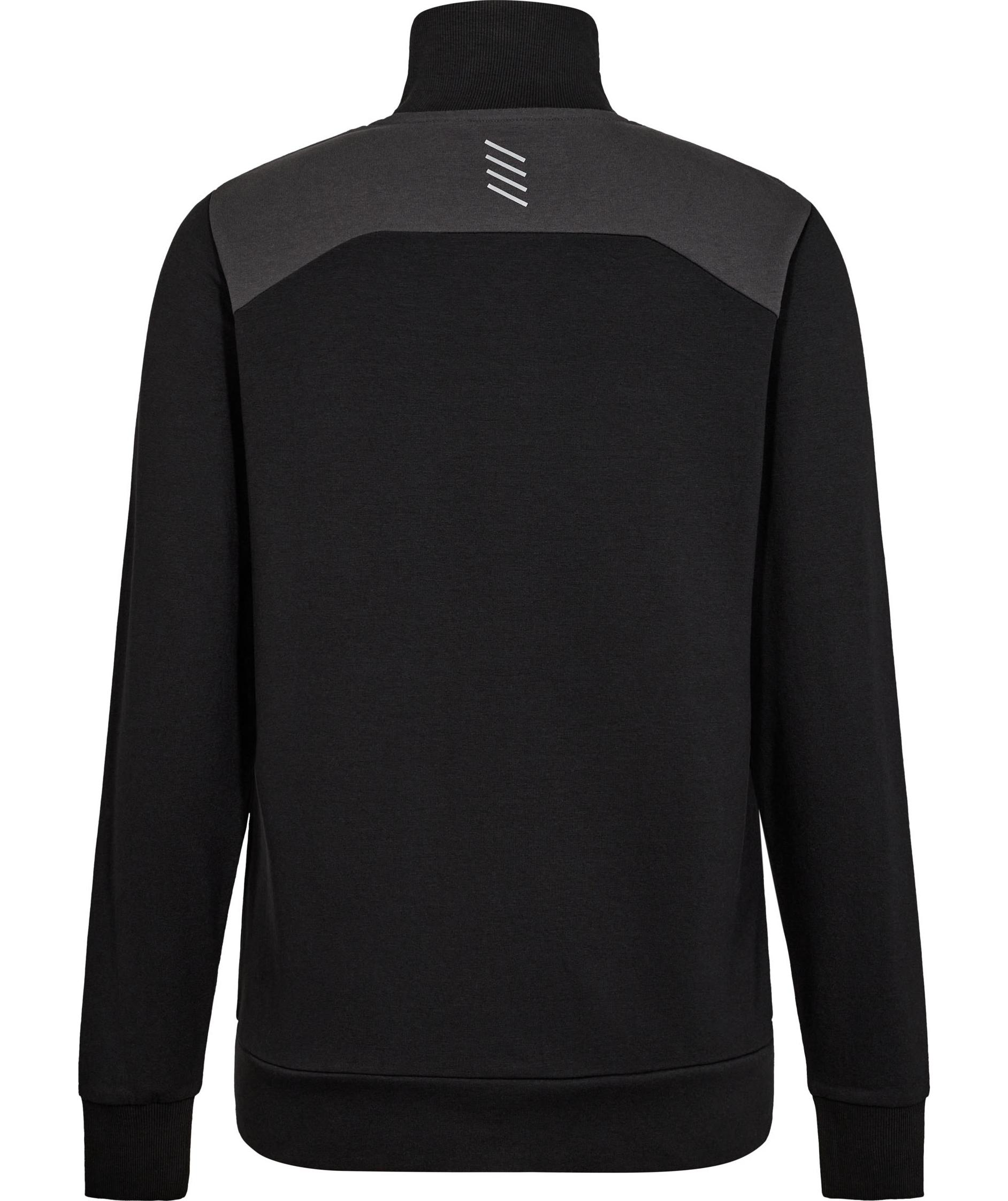 Engel Entire Damen Sweat Cardigan, Black/Anthracite Grey, large image number 3