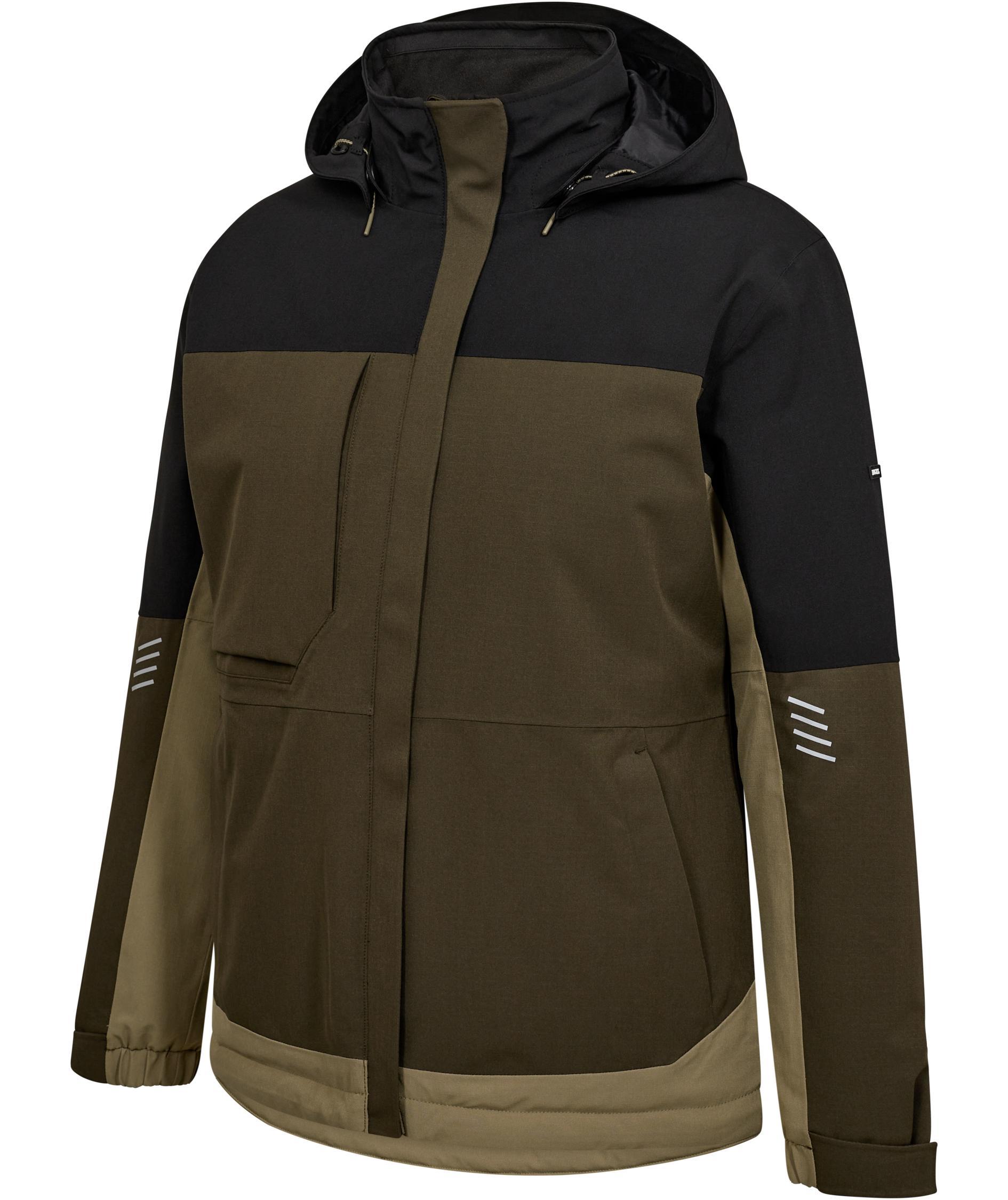 Engel Entire dame vinterjakke, Forest Green/Black, large image number 5