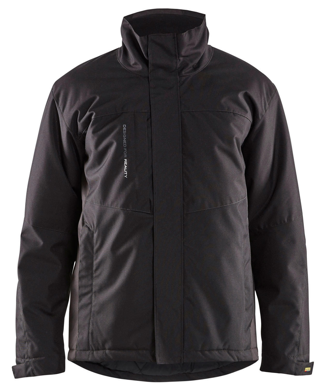 Bl&aring;kl&auml;der vinterjakke, Sort/M&oslash;rkegr&aring;