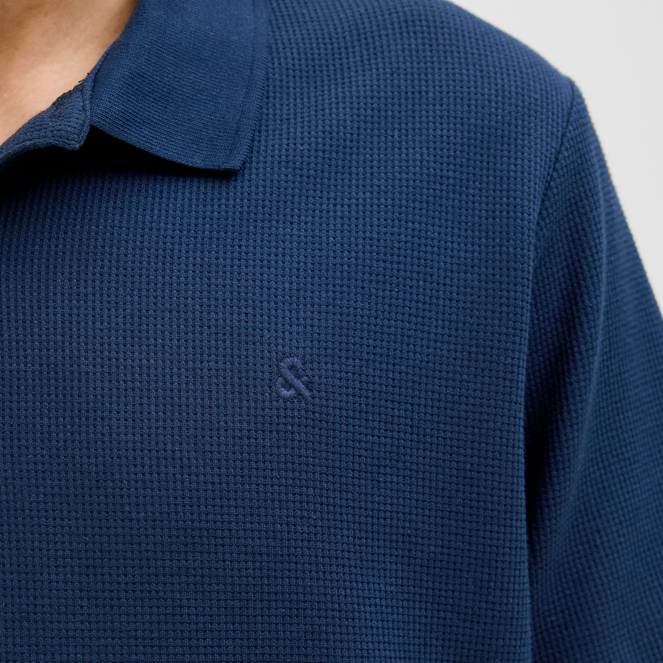 Jack & Jones Plus JJEAUSTIN Poloshirt, Navy Blazer