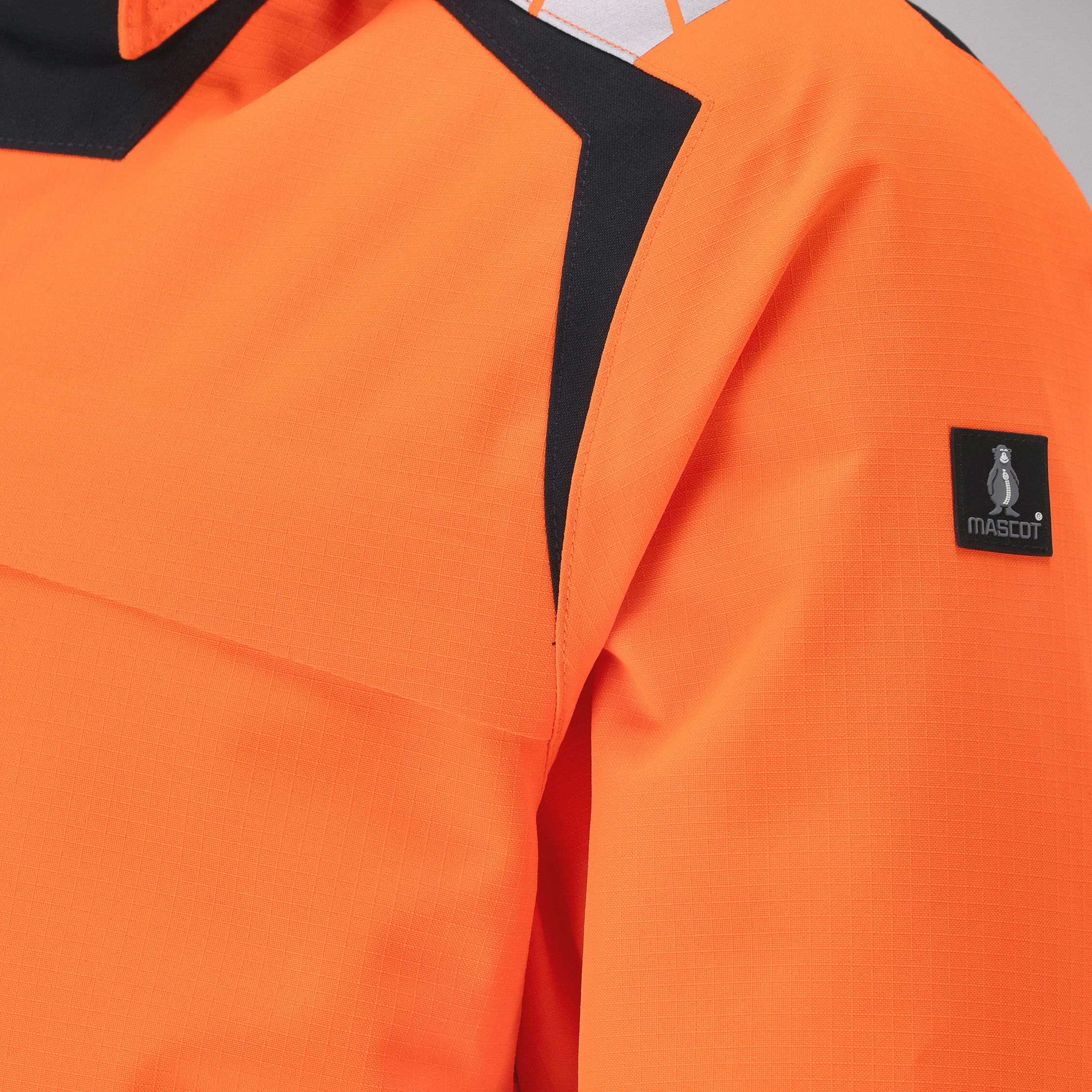 Mascot Accelerate Safe Winterjacke, Dunkel Marine/Hi-Vis Orange, large image number 5