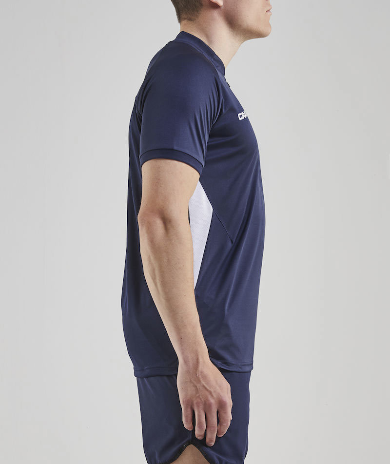 Craft Pro Control Impact Poloshirt, Navy/White, large image number 3