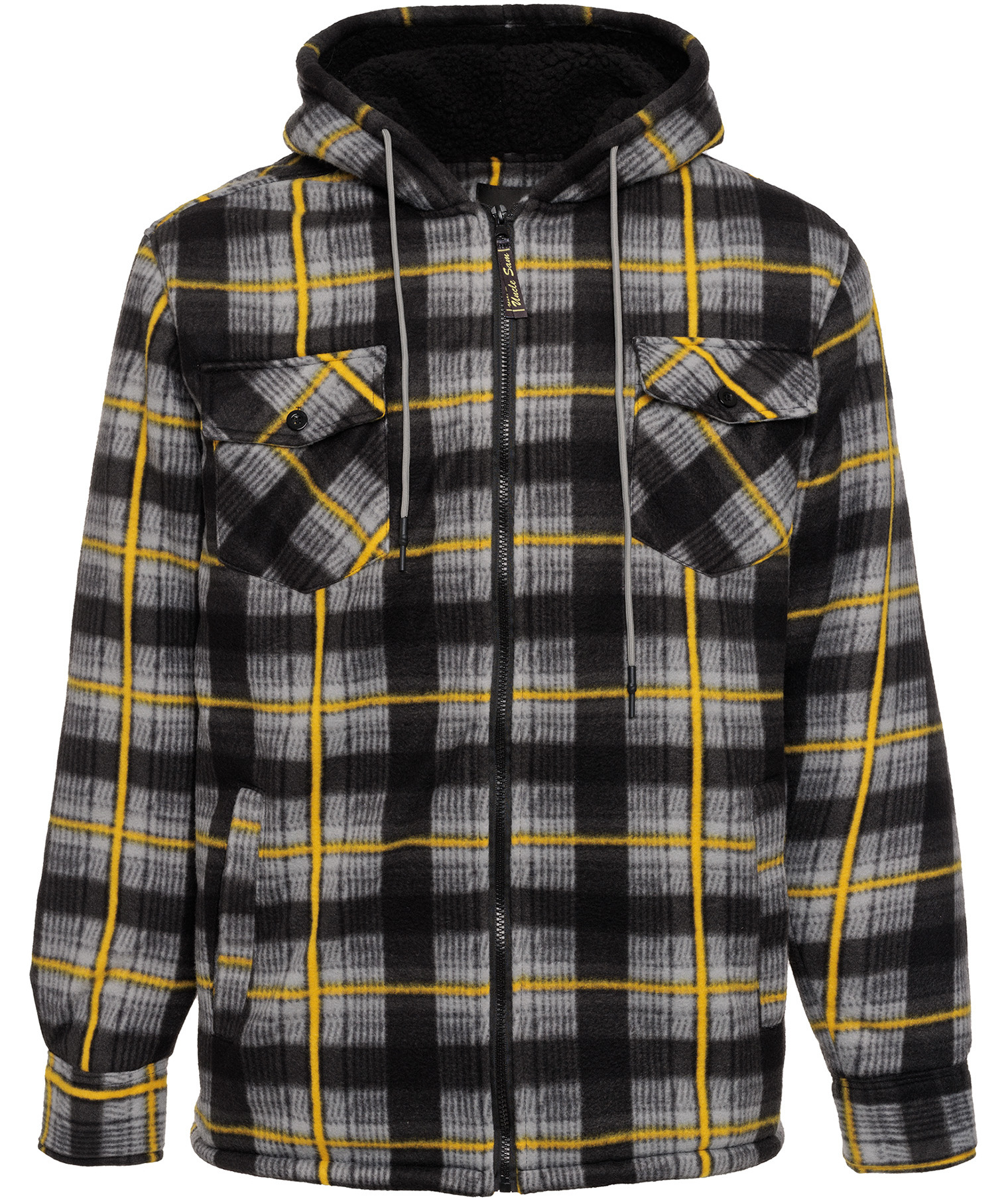 Uncle Sam flanell skjortjacka, Navy/black