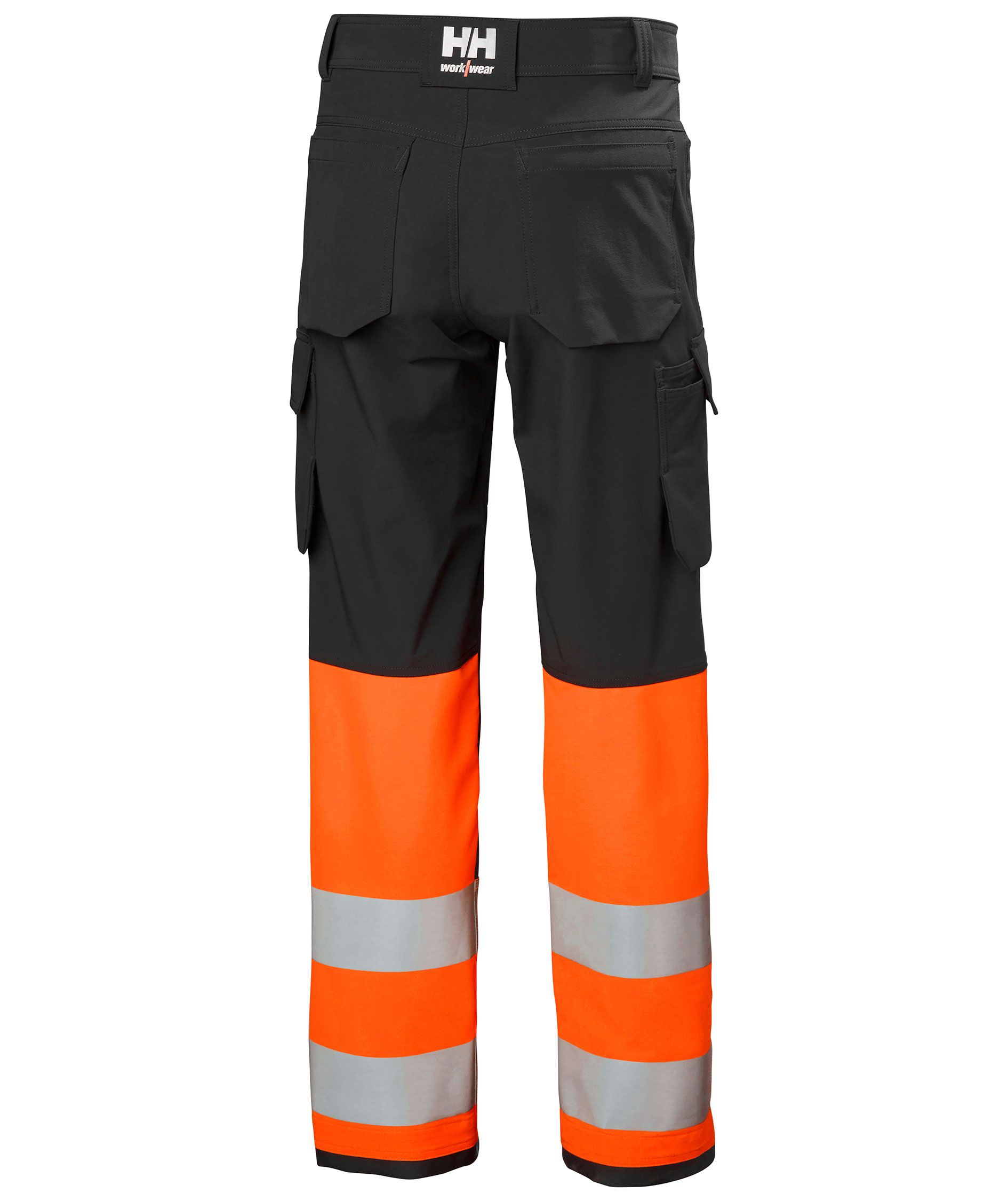 Helly Hansen Alna 4X cargo servicebyxa full stretch, Varsel Orange/Ebony, large image number 2