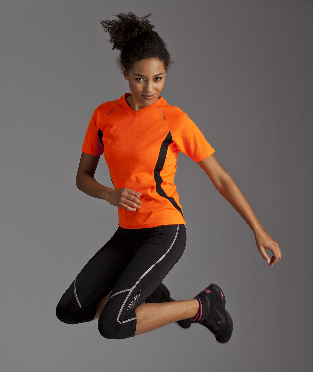 IK 3/4 tights, Svart, large image number 1