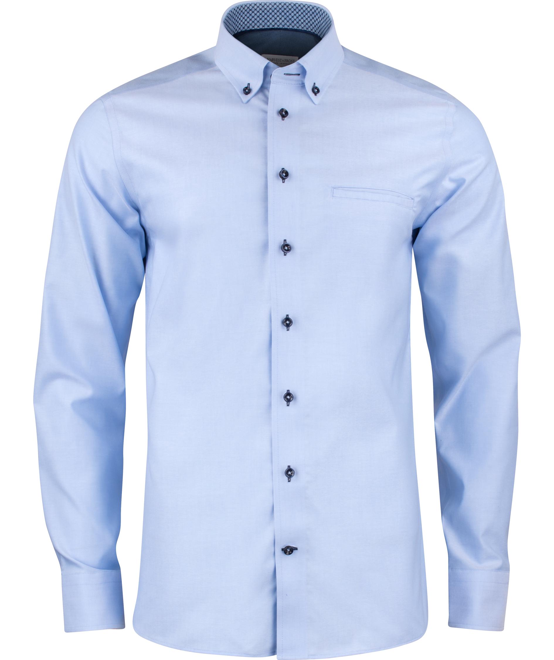 J. Harvest & Frost Red Bow 121 slim fit skjorta, Sky Blue, Sky Blue, swatch