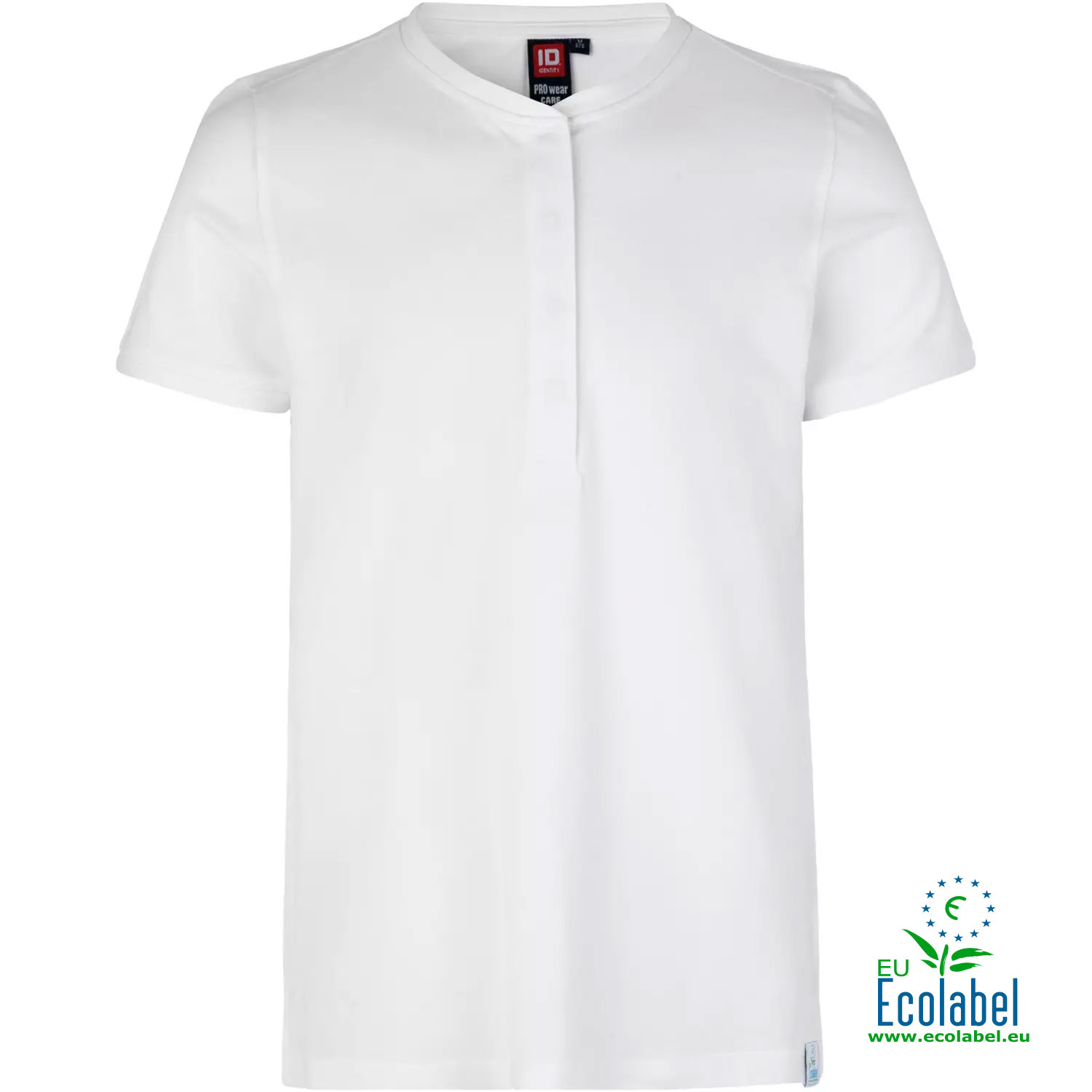 ID PRO wear CARE dame poloshirt, Hvid